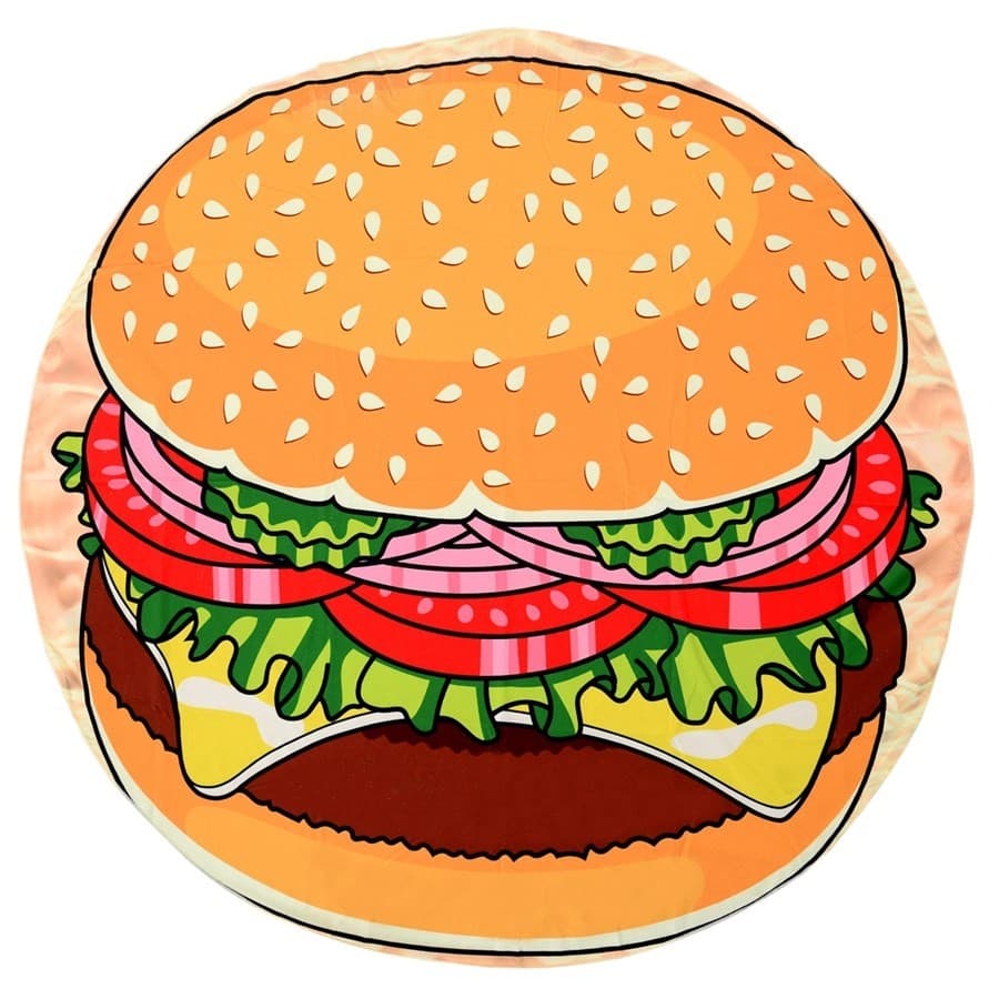 Plážová osuška Hamburger 150 cm 1