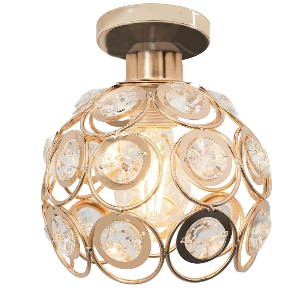 Stropné svietidlo TooLight Loft Crystal II zlaté