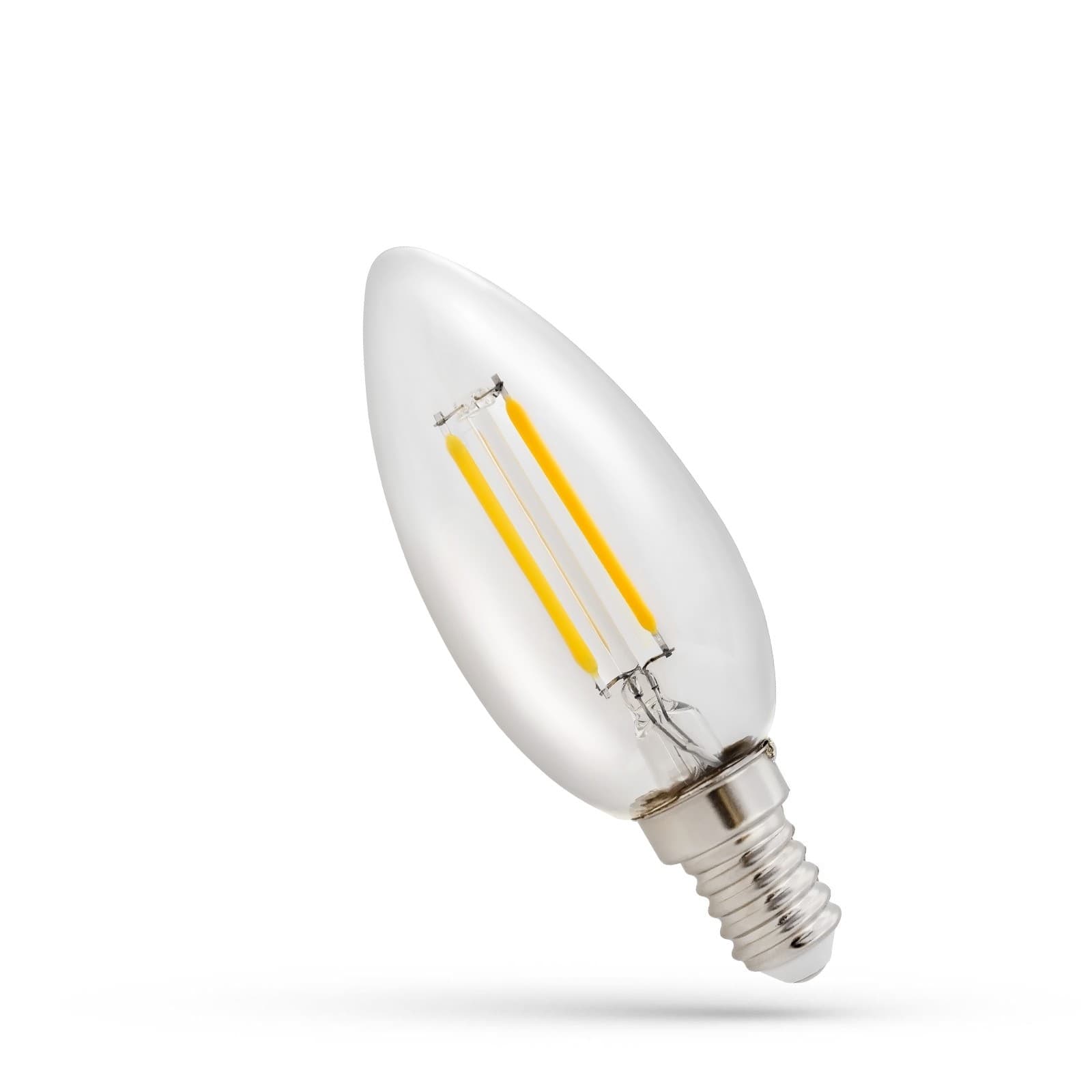 LED žárovka svíčka E27 230V 1W E14 neutrální bílá 1