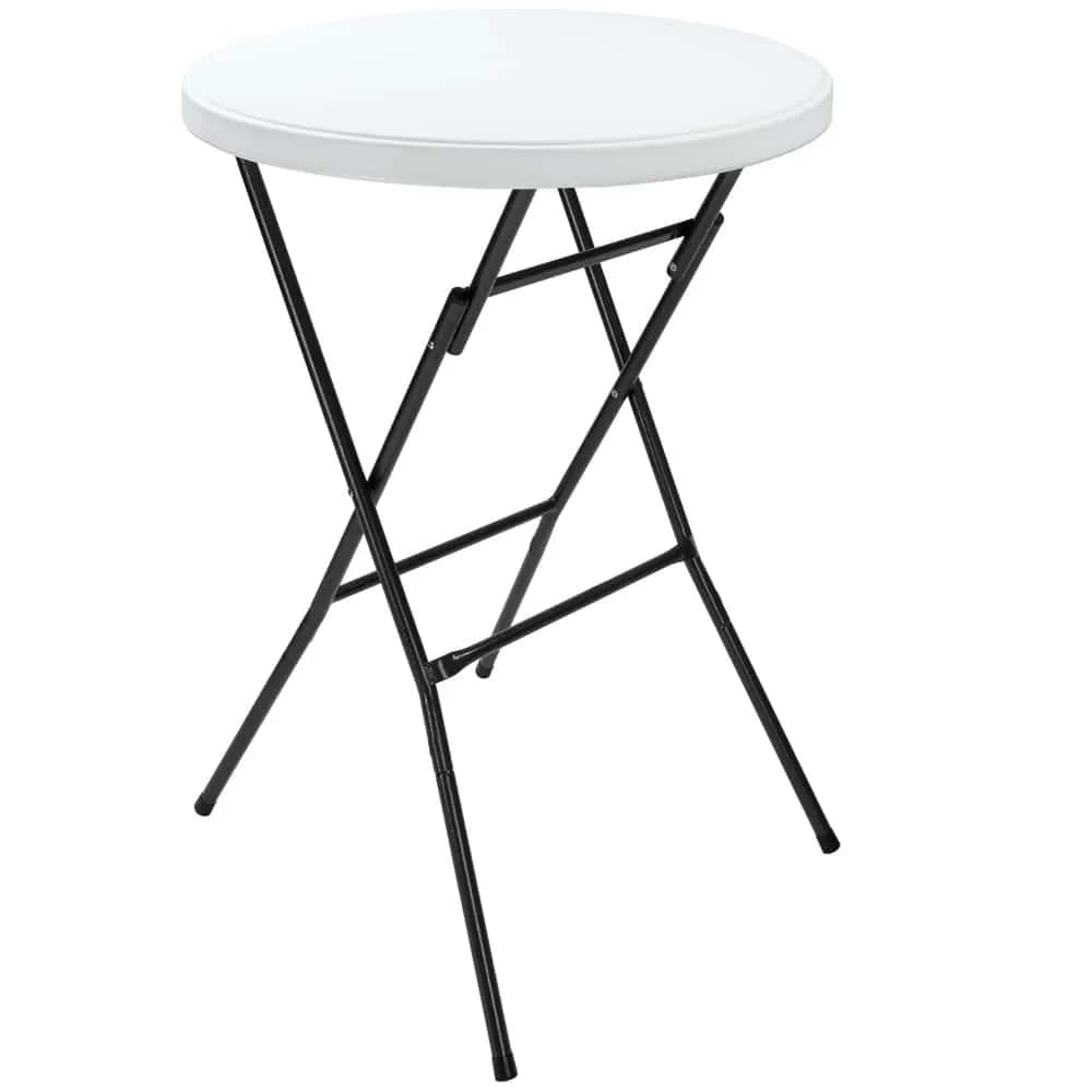 Cateringový skladací barový stôl STABLE 72 cm biely 1