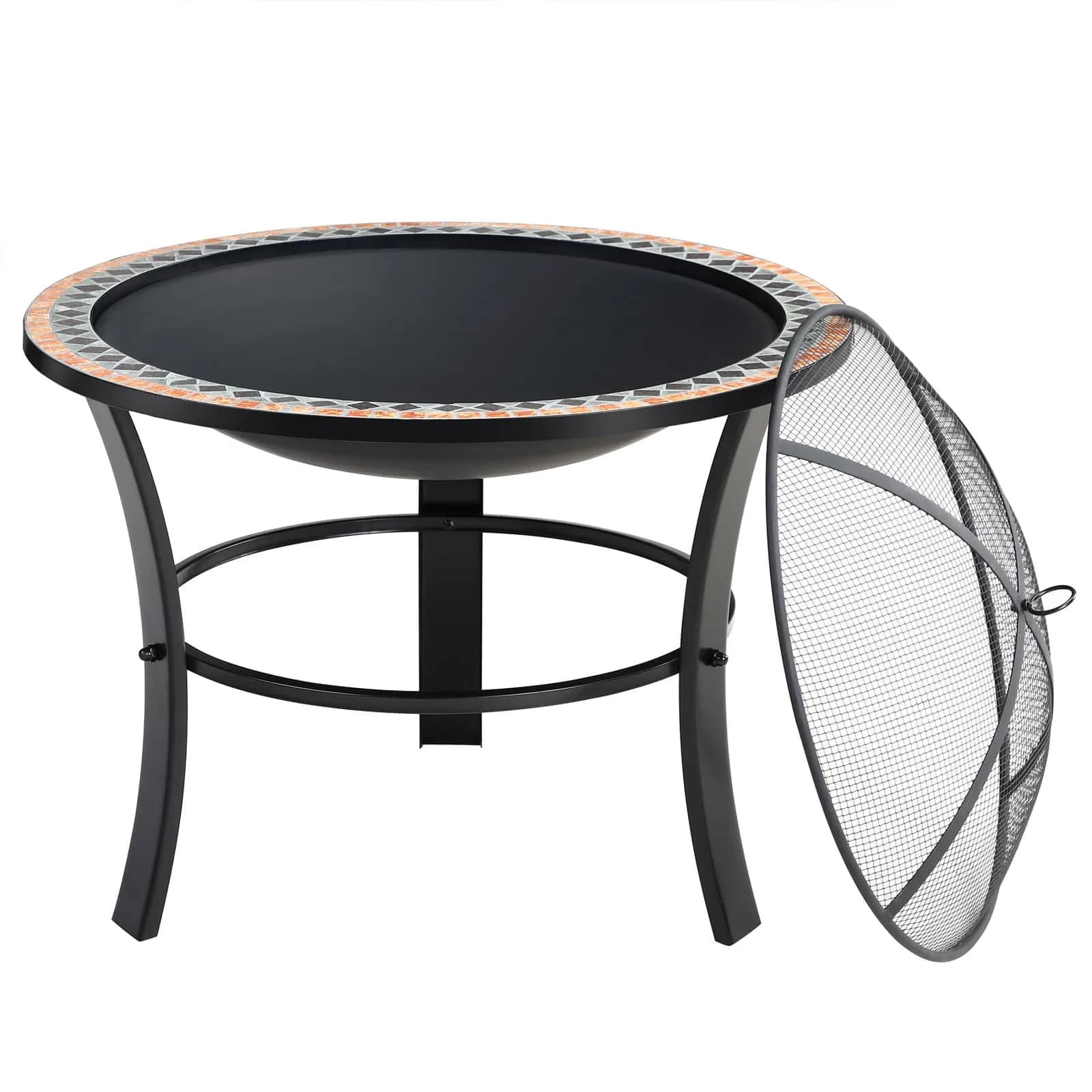 Záhradné ohnisko Porter 76 cm čierne 1