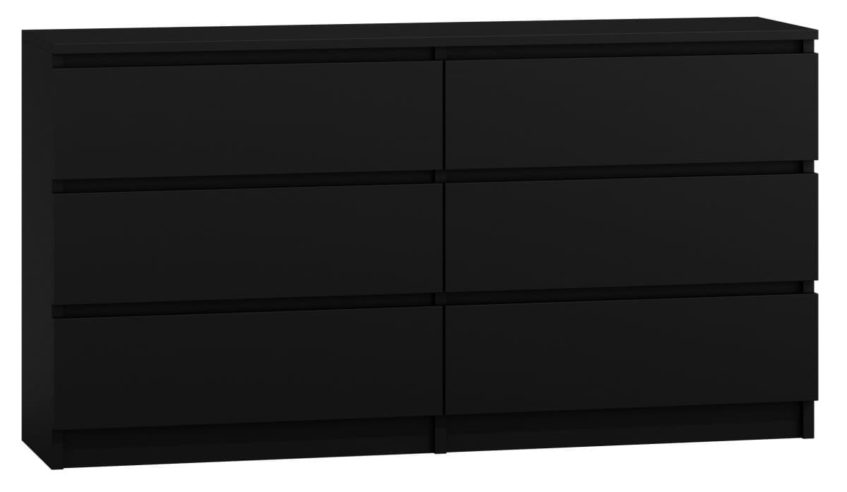 Komoda MALWA M6 140 cm černá
