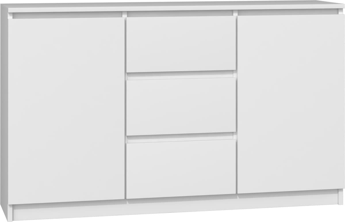Komoda 2D3S Saloe biela 1