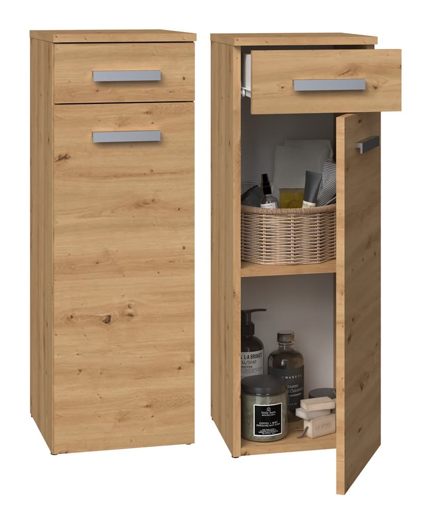 Kúpeľňová skrinka Nel V DS dub artisan 1