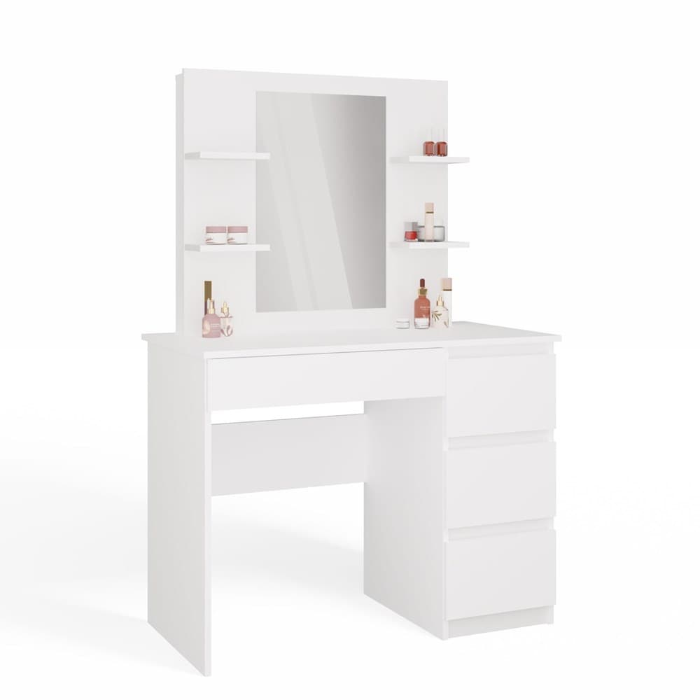 Toaletný stolík Marina Mijas 98,4 cm biely pravý 1