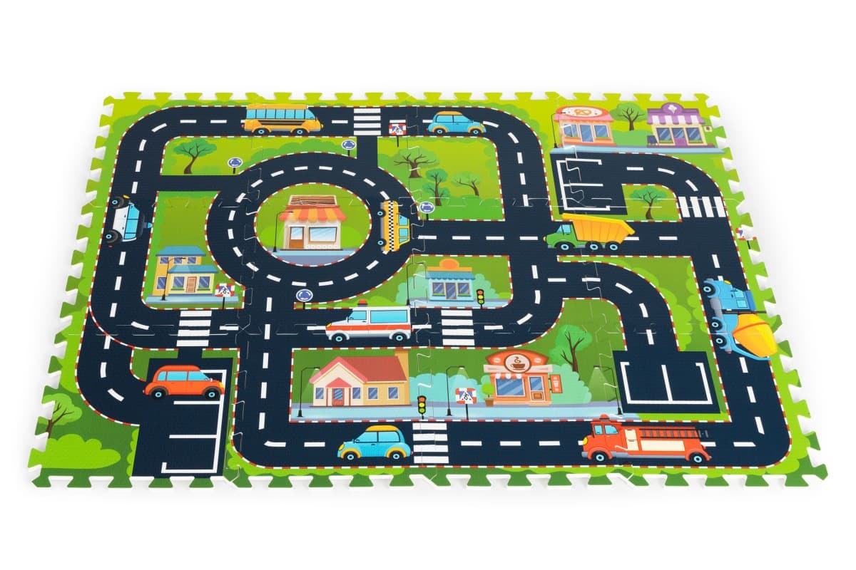 Penová podložka puzzle Mesto 12 dielikov 1