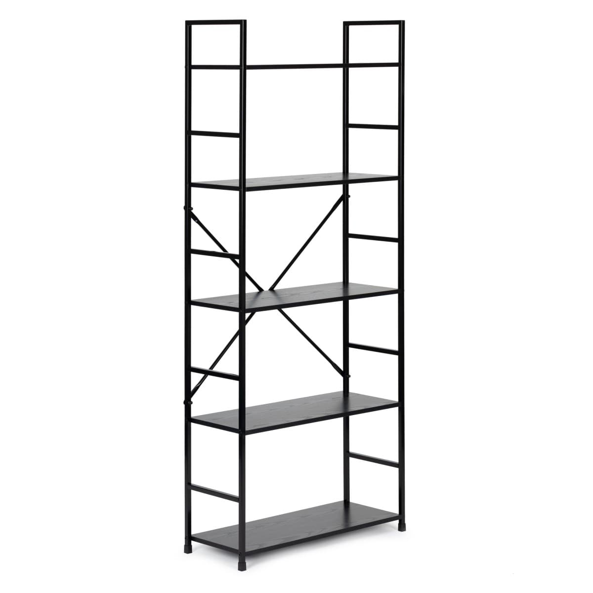 Regál LOFT 58,5 cm čierny 1