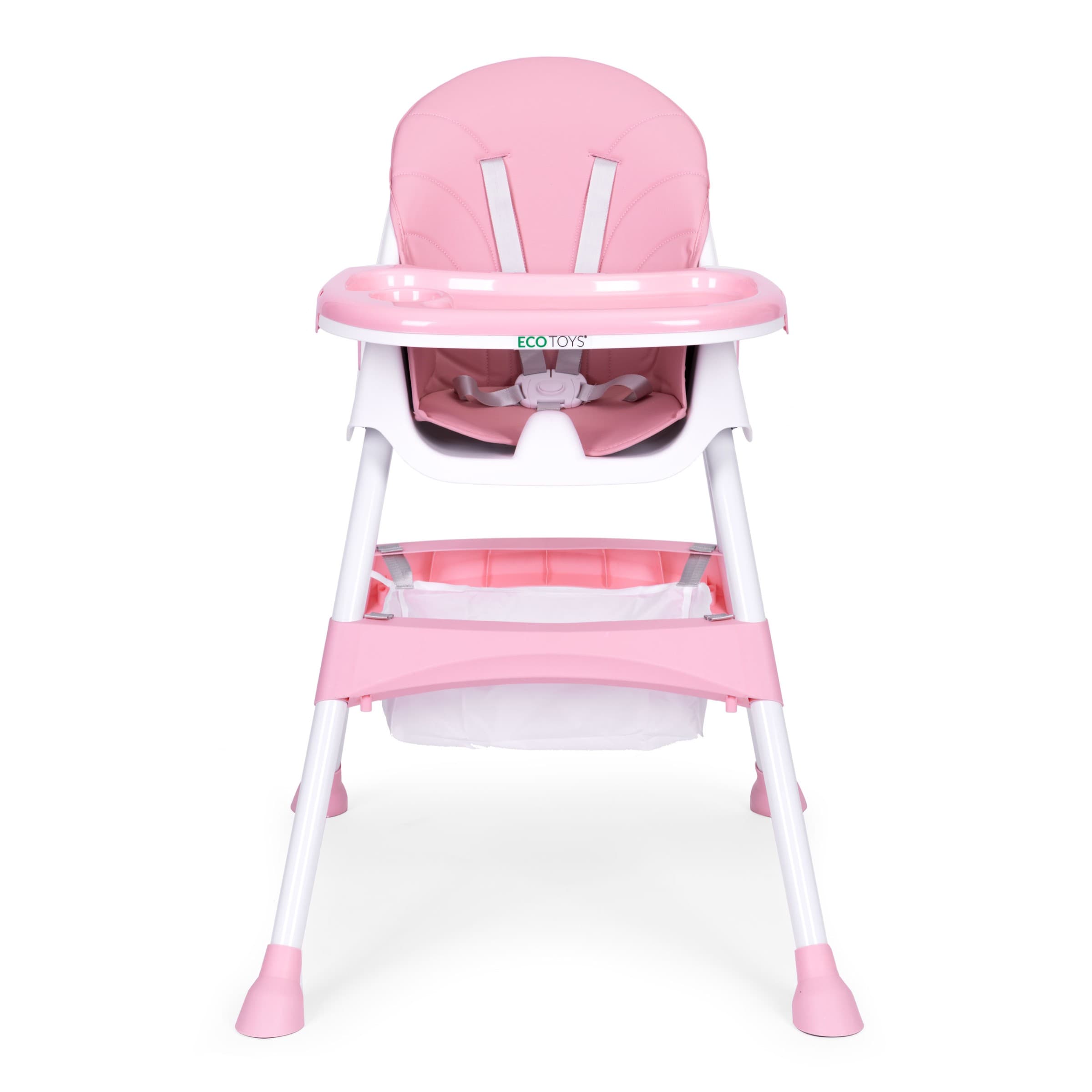 Detská jedálenská stolička BABY ECOTOYS ružová 1