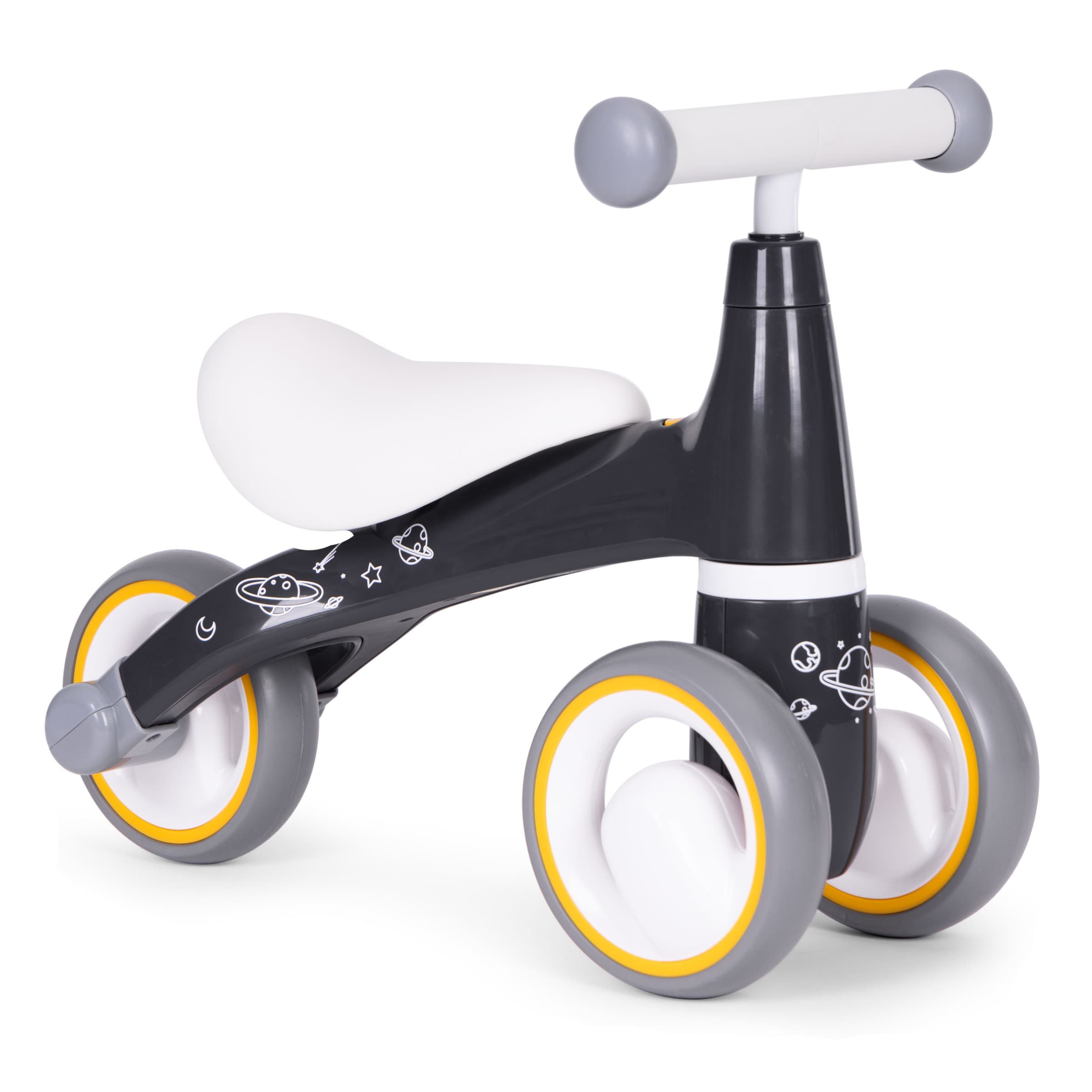 Detské odrážadlo ECOTOYS COSMIC čierne