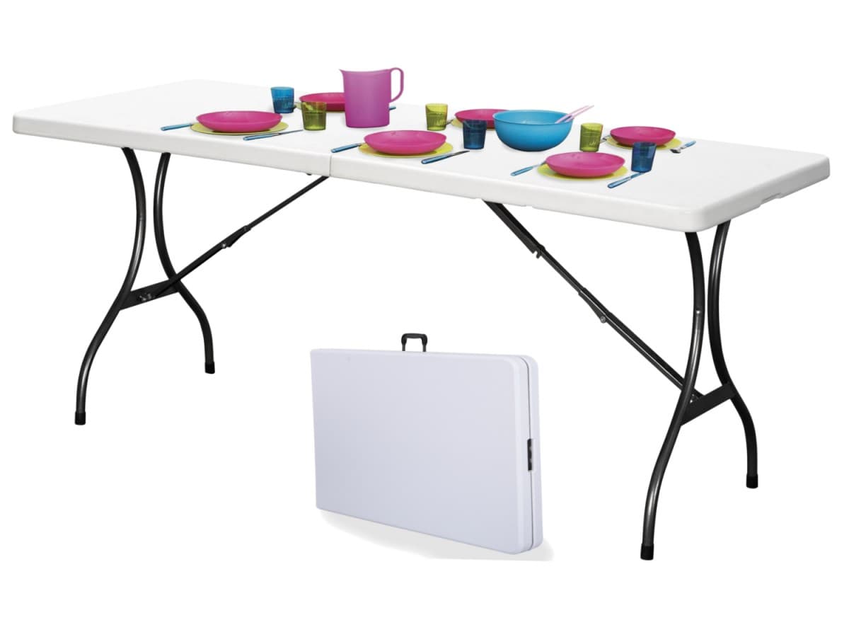 Cateringový stôl 180 cm ModernHome biely 1