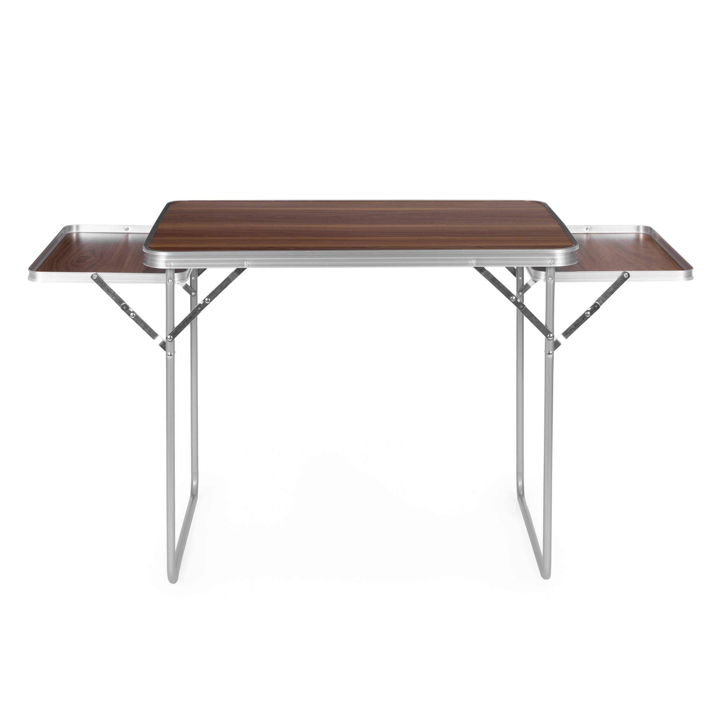 Skladací kempingový stôl Hojer 120 cm hnedý 1