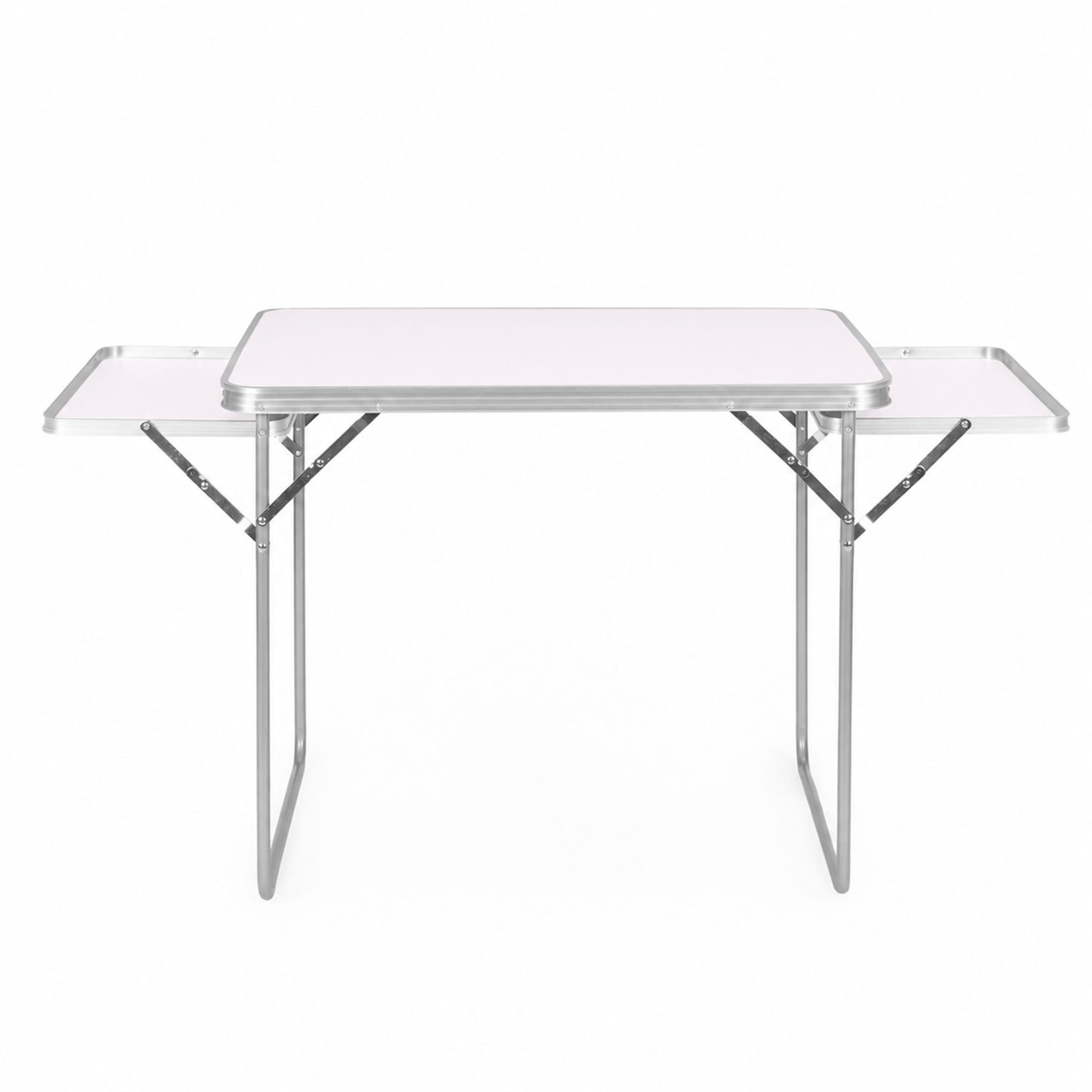 Skladací kempingový stôl Hojer 120 cm biely 1