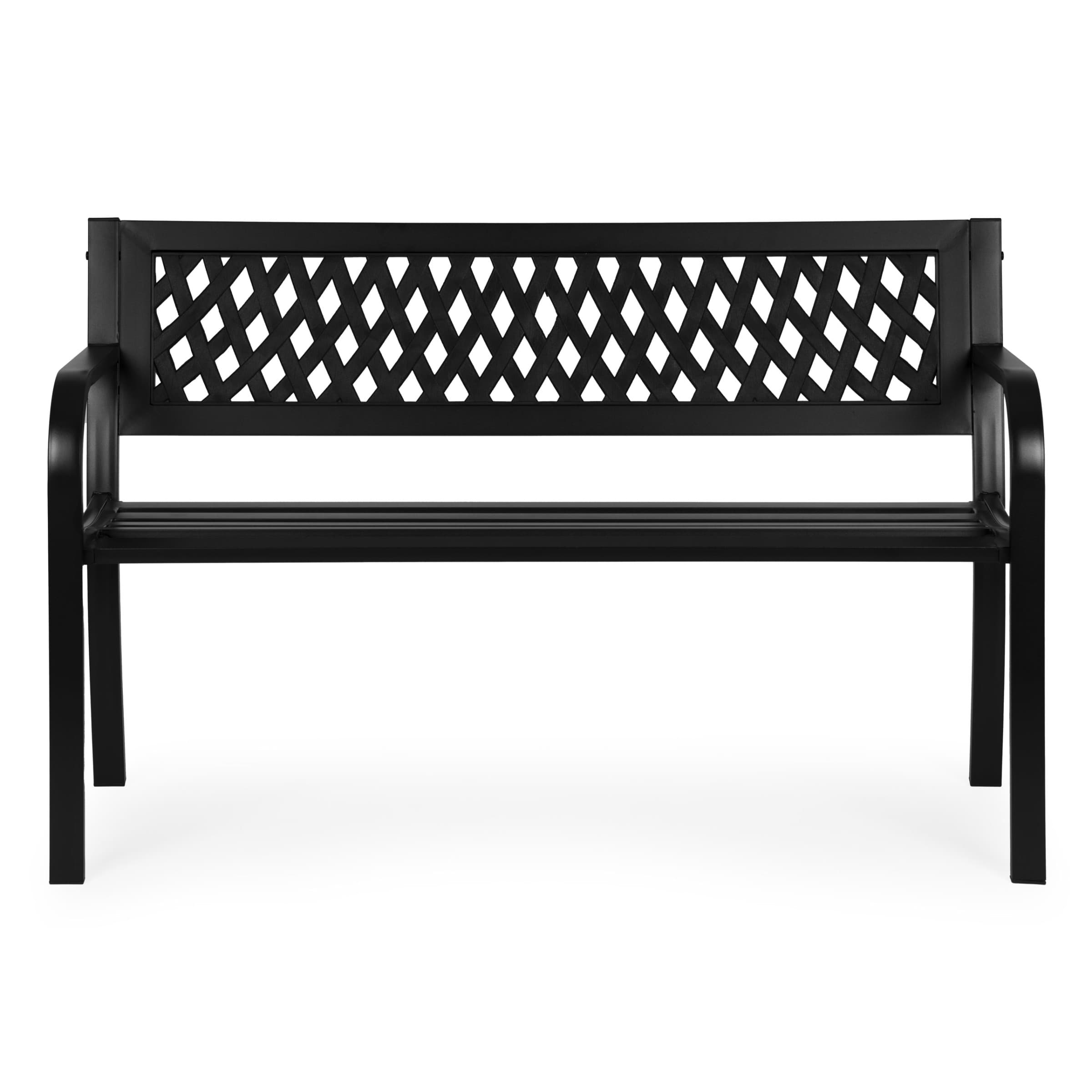 Záhradná lavička Mariner 120 cm čierna 1