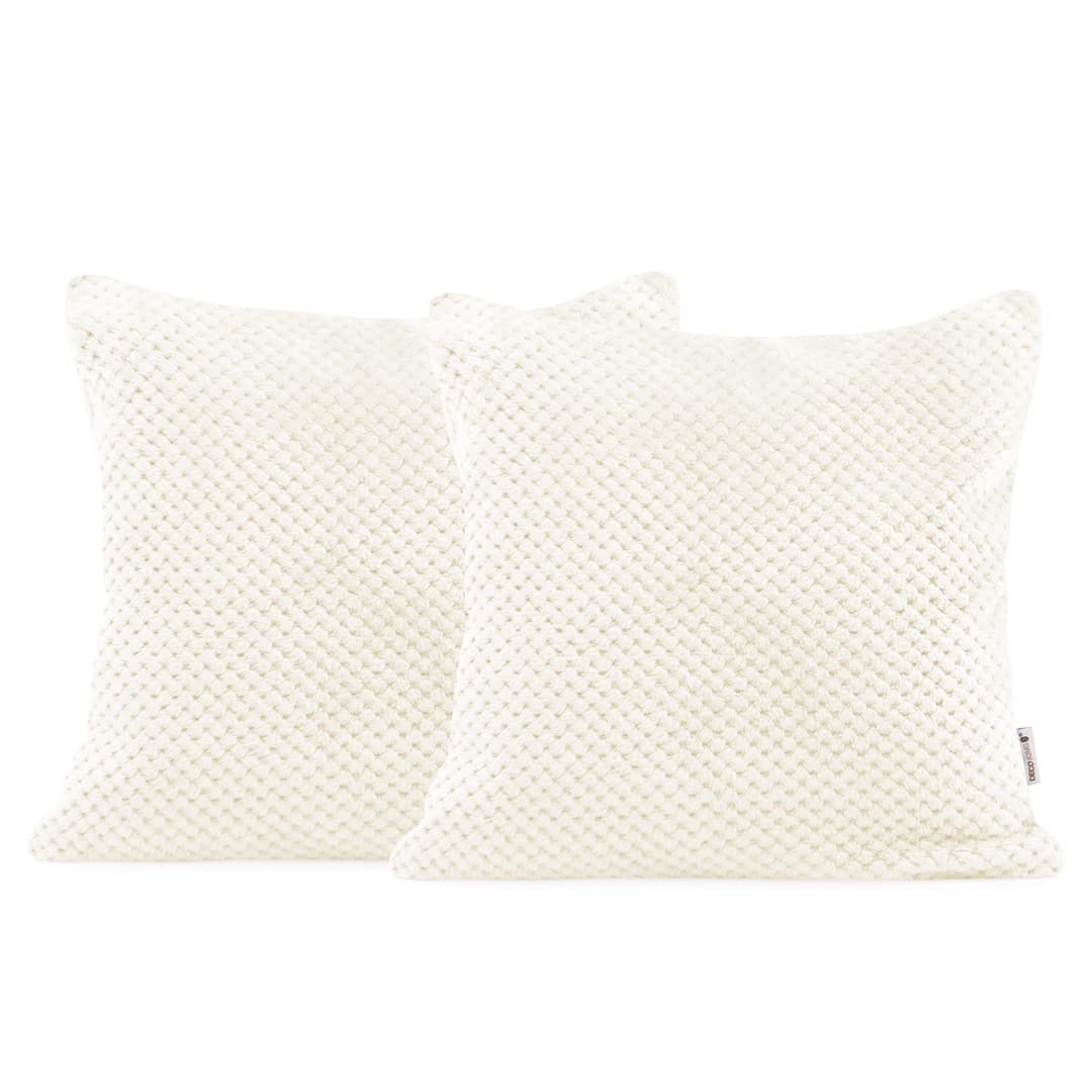 Obliečky na vankúše Decoking Xela krémové 45x45 - 2 kusy 1