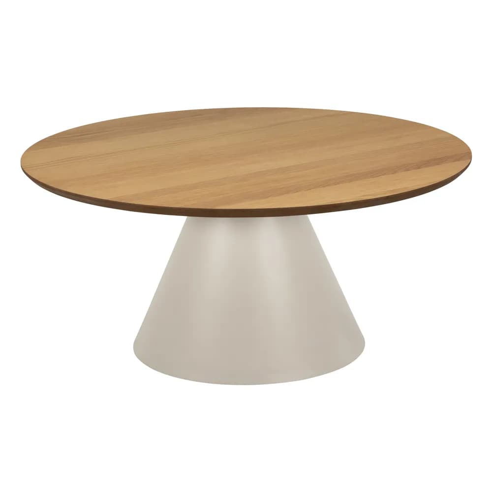 Konferenčný stolík Soli 85 cm sivý/dub prírodný 1