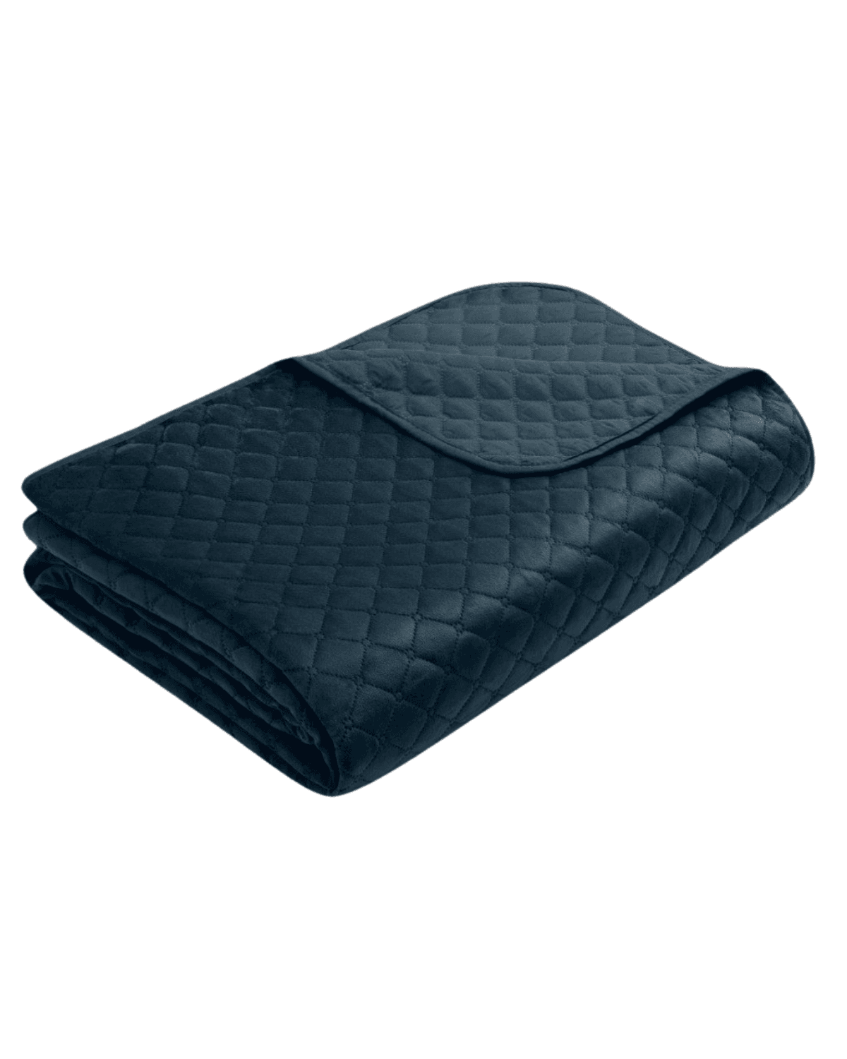 Obojstranný prešívaný prehoz Beddo 007 220x240 cm tmavomodrý