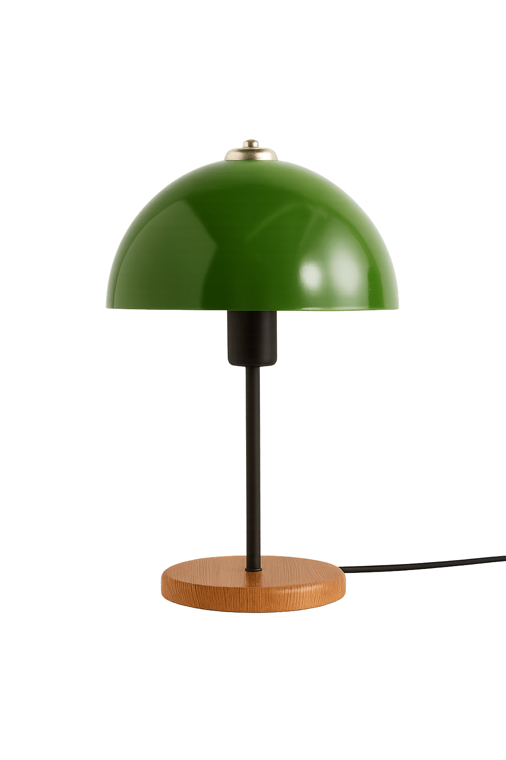 Stolná lampa Huras zelená/hnedá