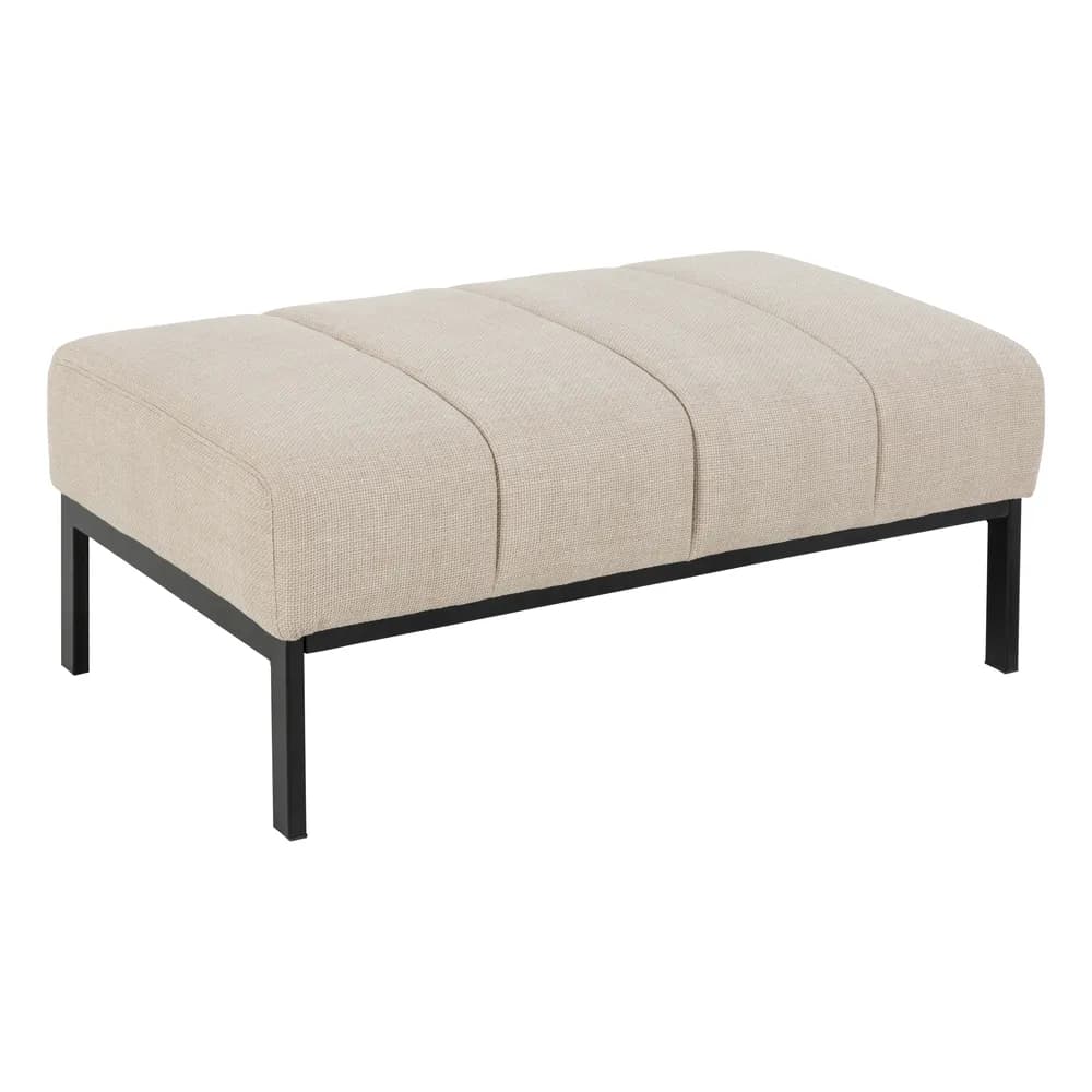 Taburet Caix 100 cm béžový/čierny 1