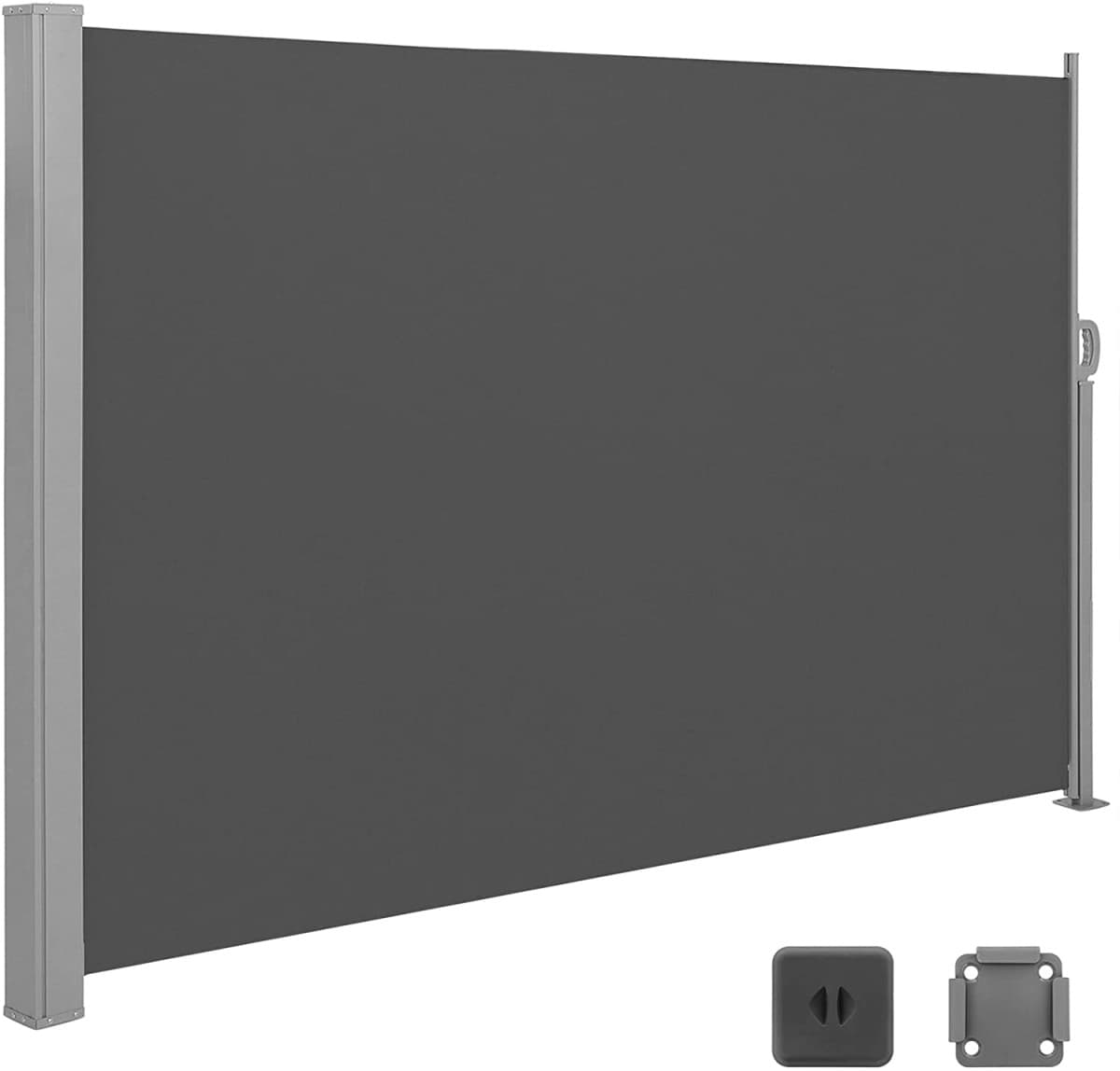 Bočná markíza Orrine 180x350 cm tmavošedá 1