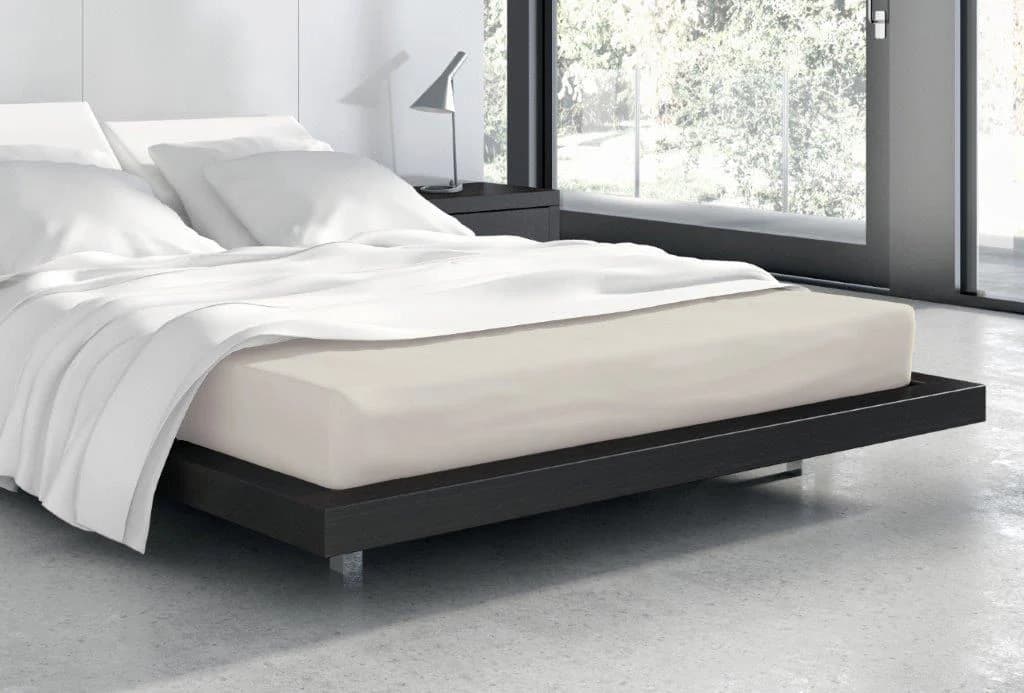 Froté prestieradlo s gumou Vanille 180 x 200 cm béžová