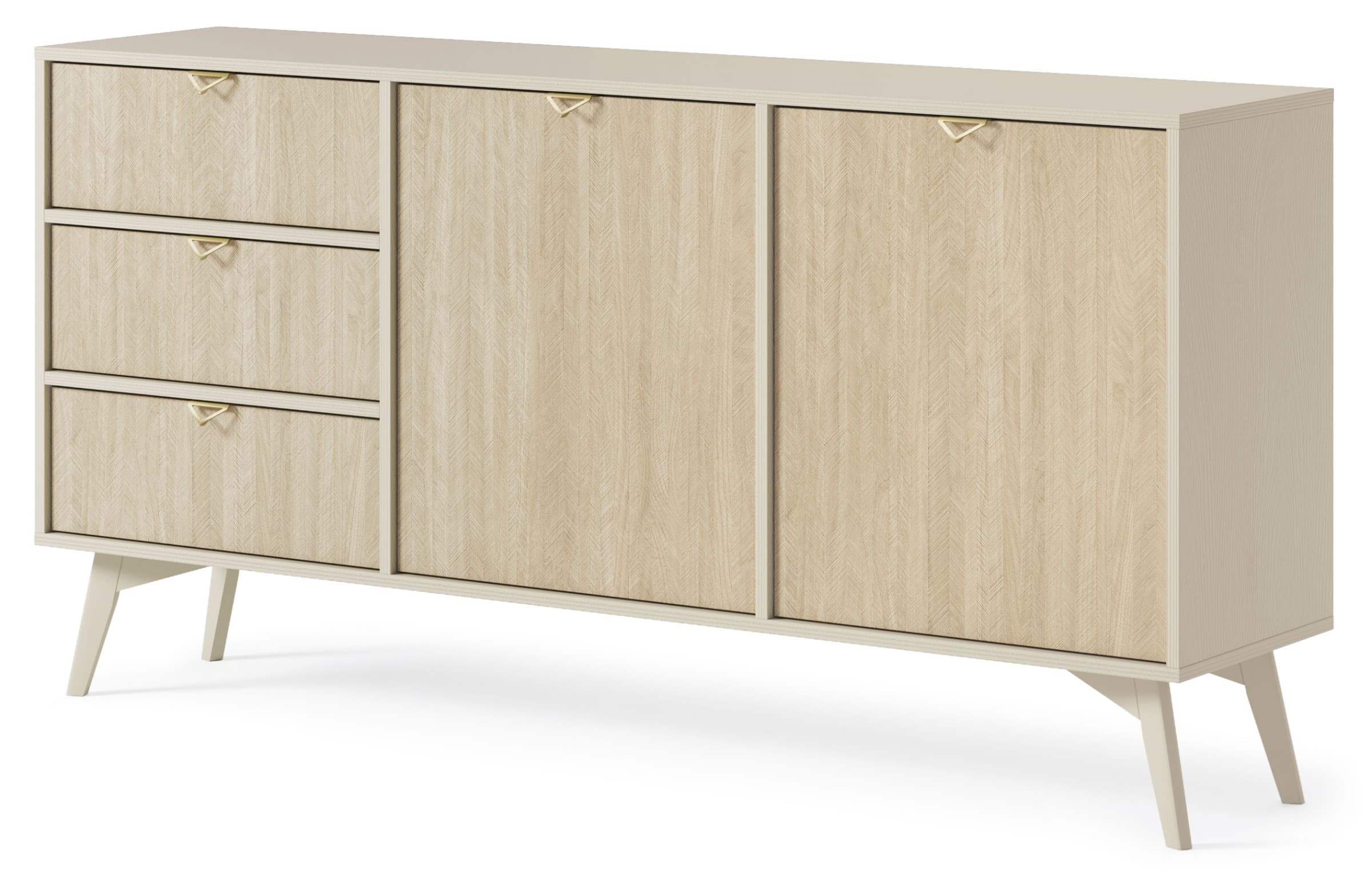 Komoda Les II 158 cm béžová 1