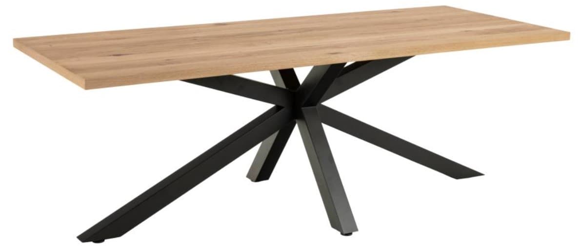 Jedálenský stôl Heaven II 220 cm divoký dub/čierny 1