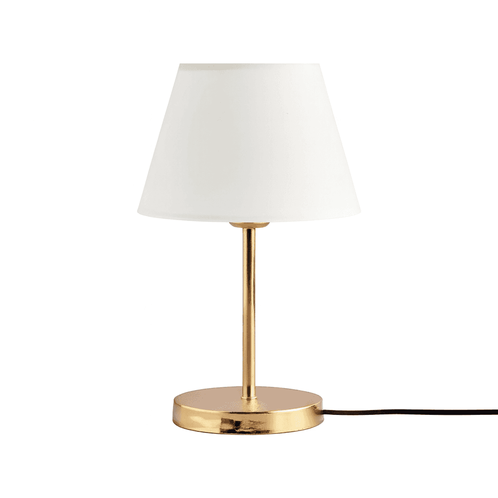 Stolná lampa Shade II biela/zlatá 1