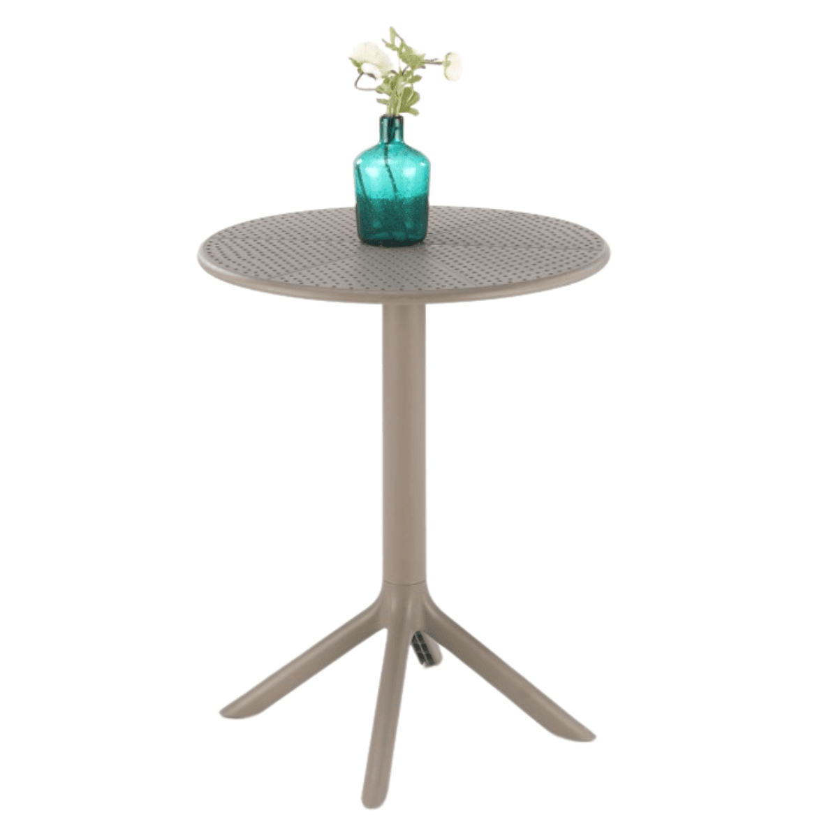 Záhradný okrúhly stôl CALVO 60 cm khaki