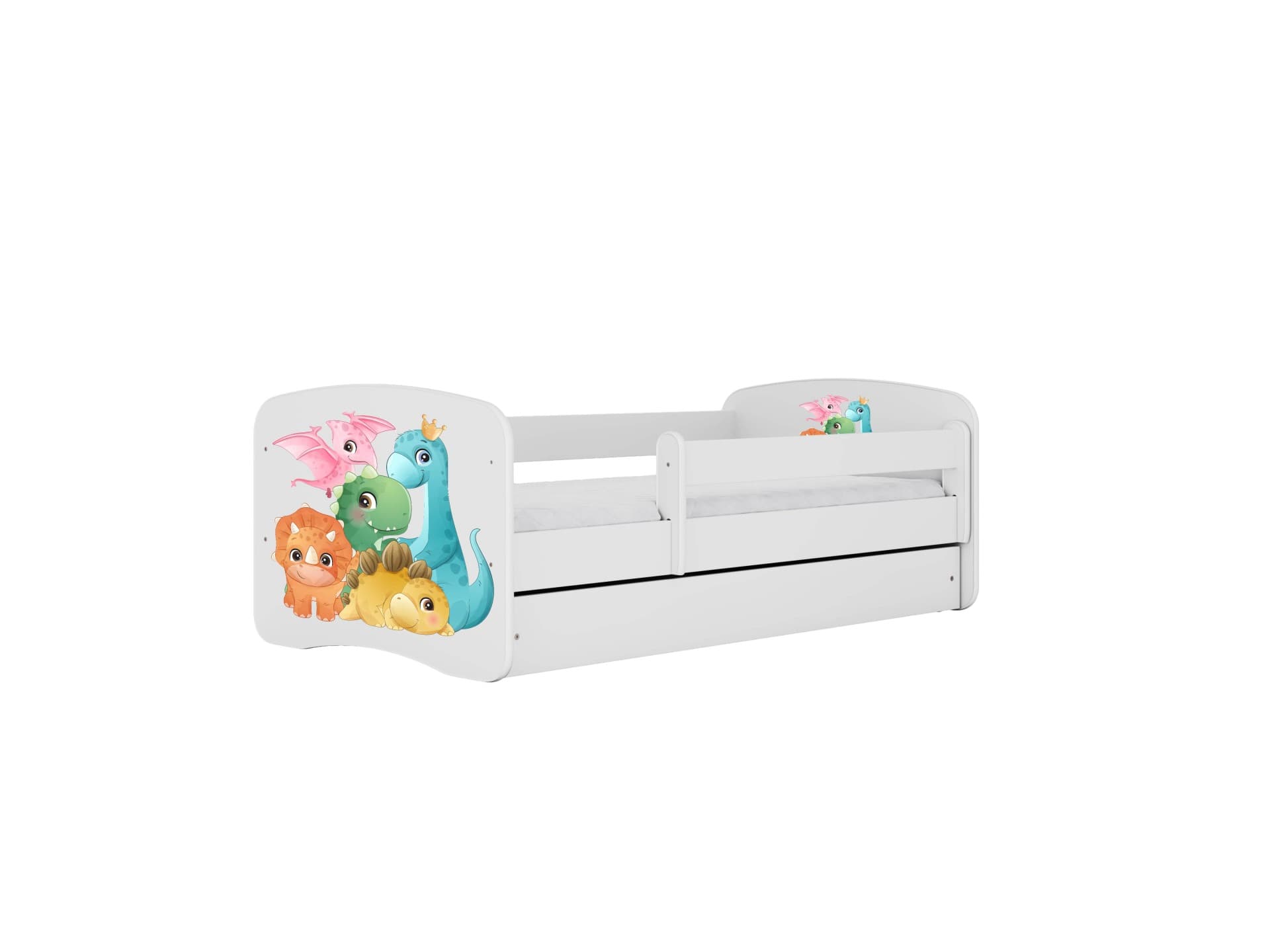 Detská posteľ Babydreams dinosaury biela