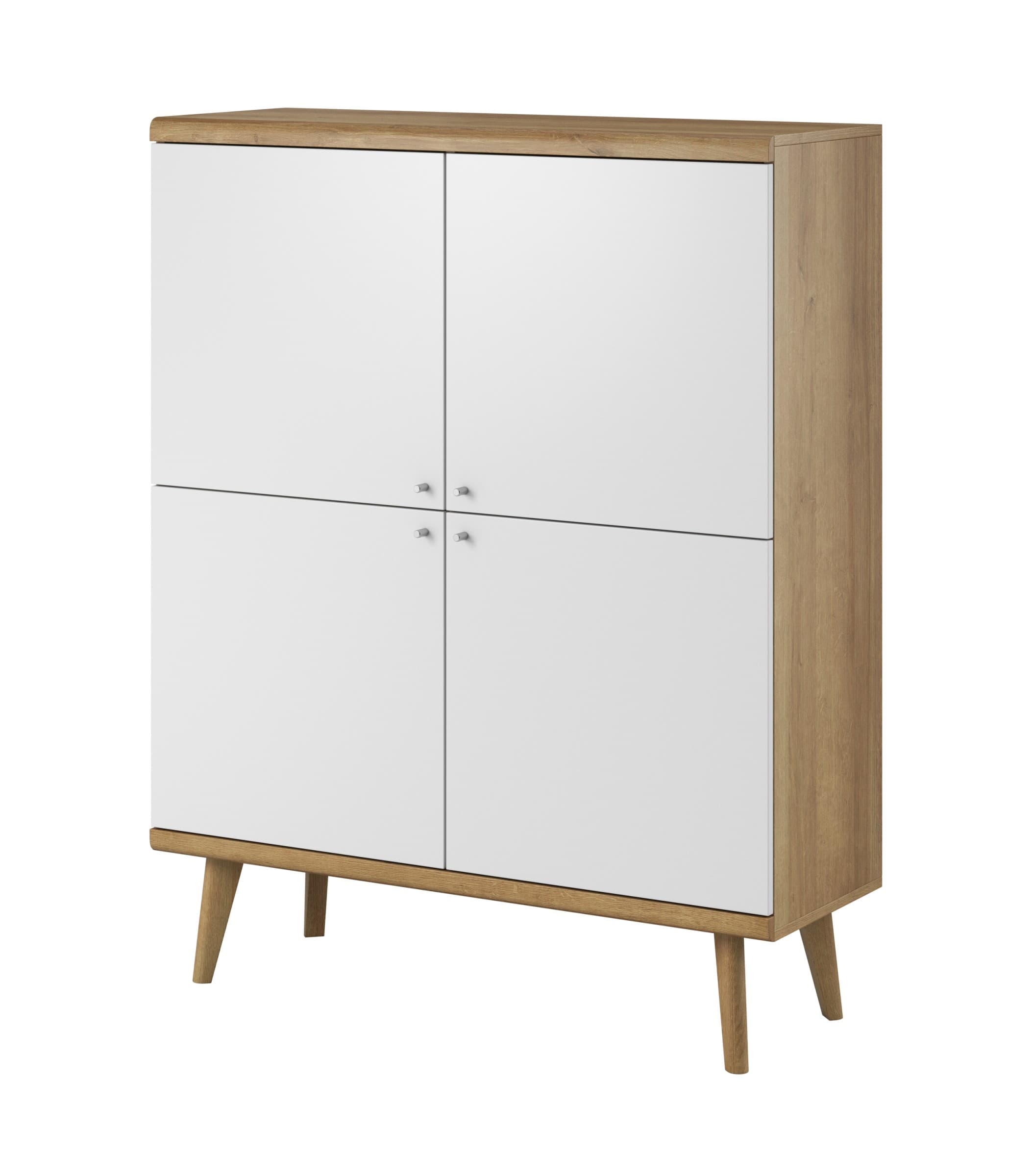 Komoda Primo 107 cm dub Riviéra/biela 1