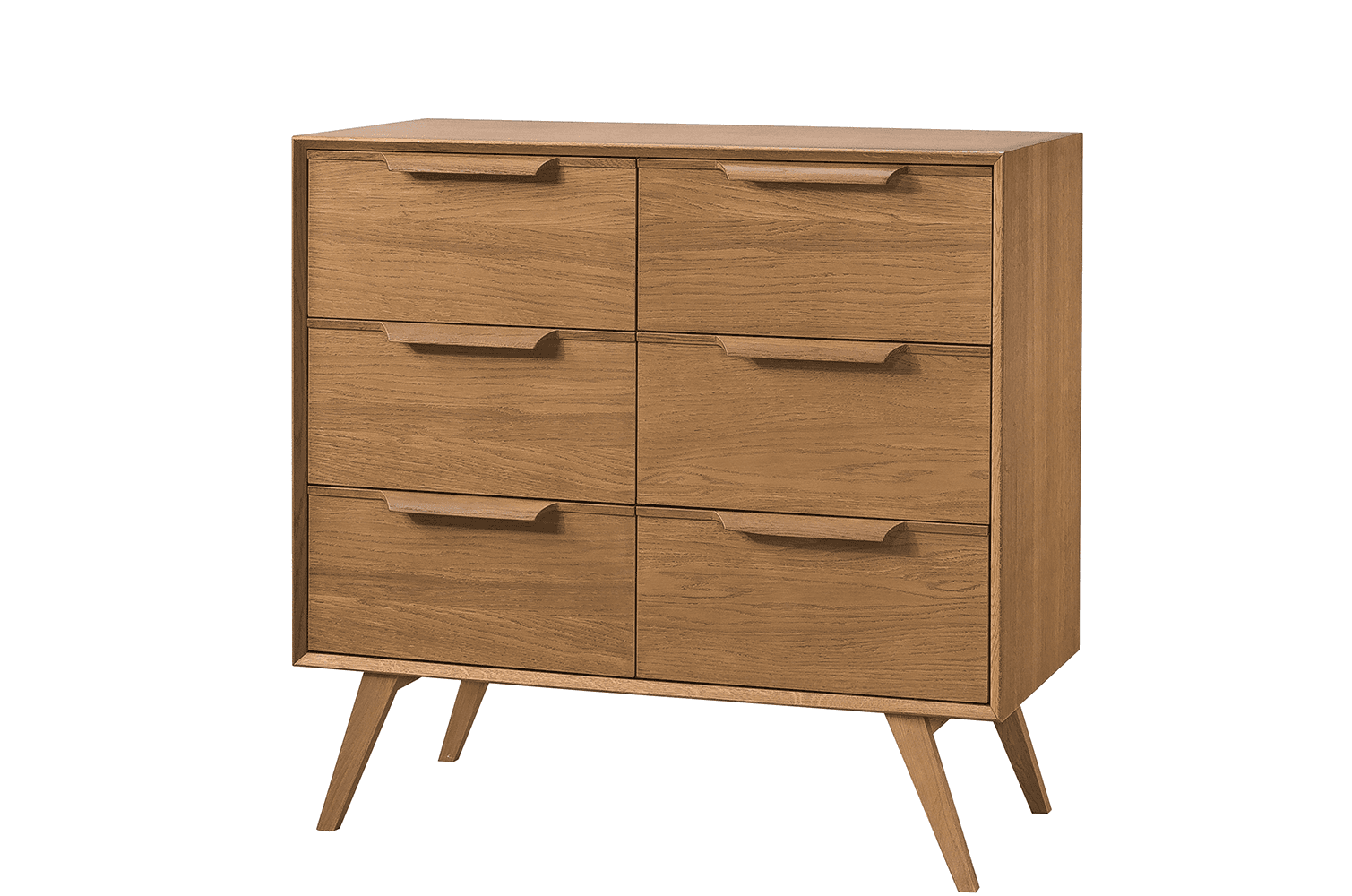 Komoda Leo 13 II 105 cm dub rustikálny karamelový 1