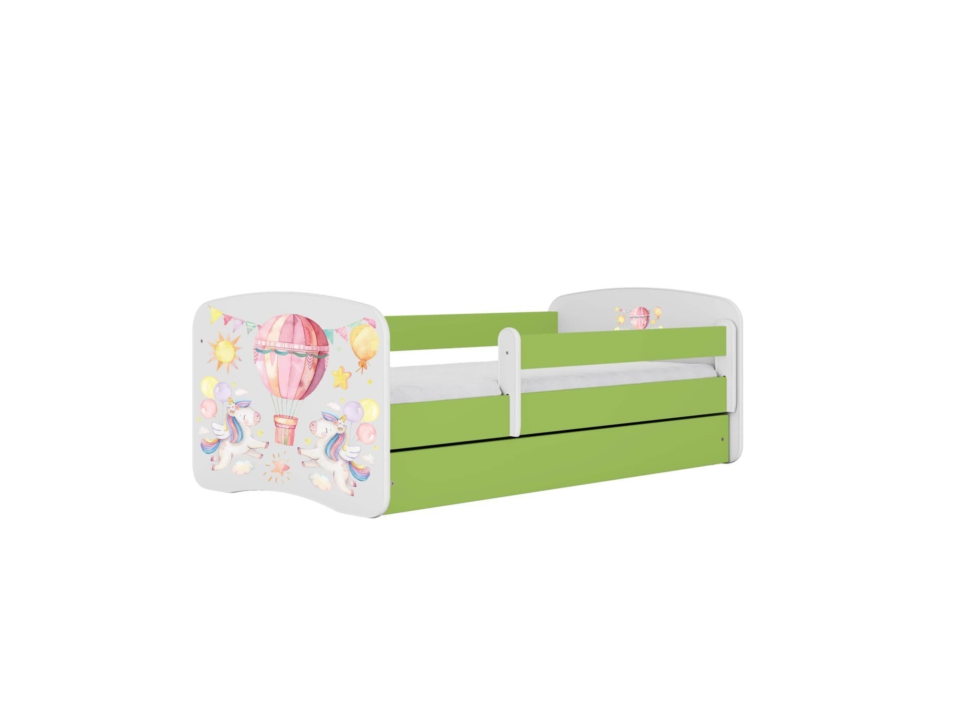 Detská postieľka Babydreams balón zelená