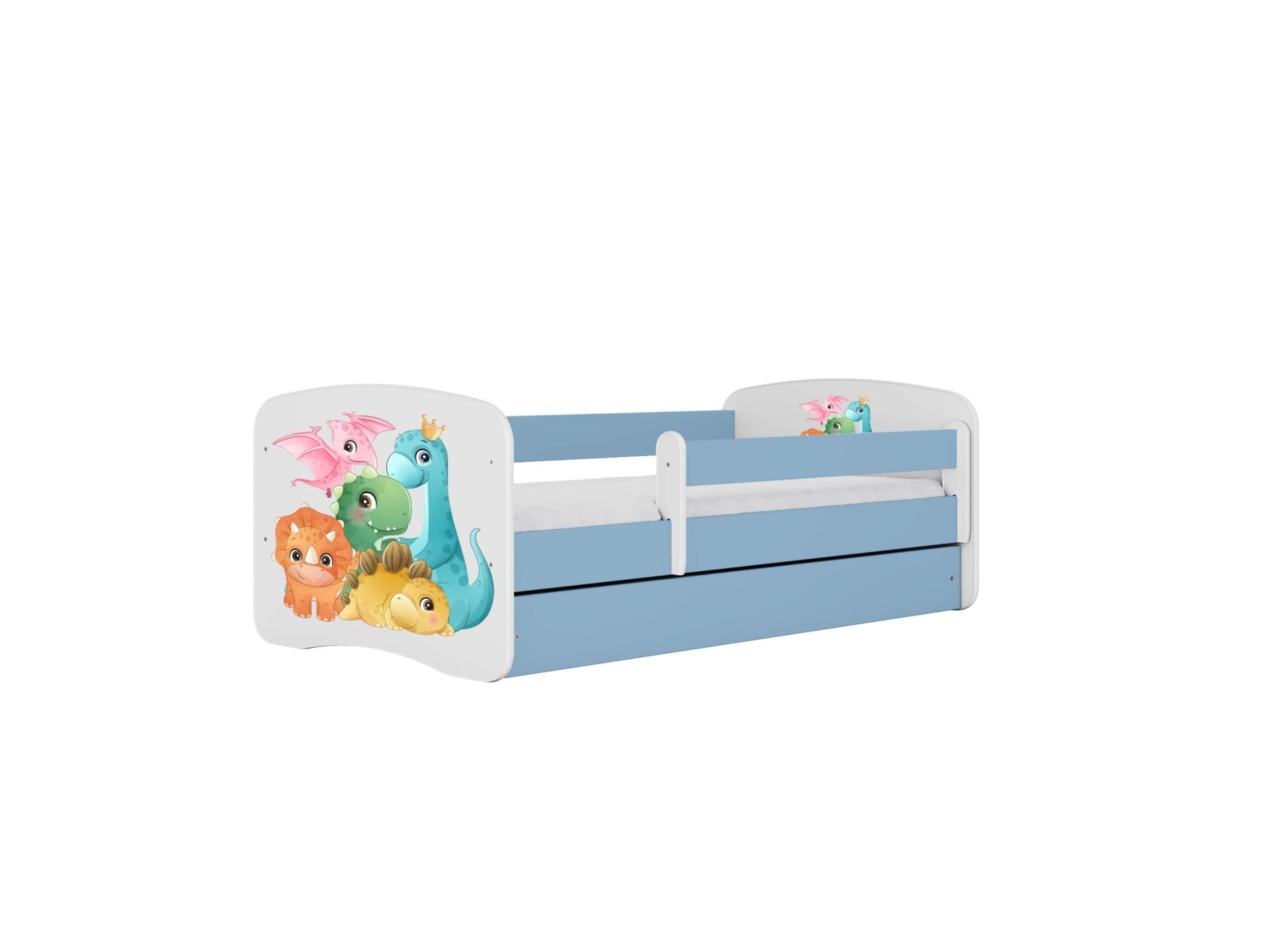 Detská posteľ Babydreams dinosaury modrá 1
