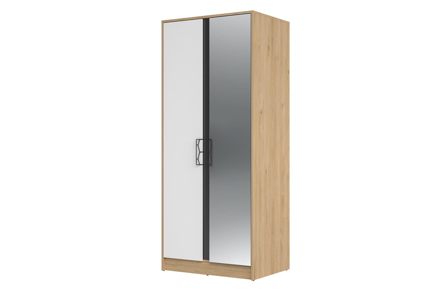Šatníková skriňa Moet 70 84 cm orech americký Jackson/biela/grafit 1