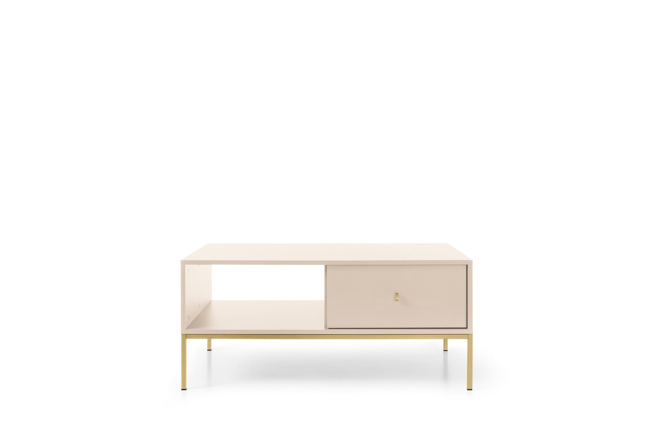 Konferenčný stolík Mono II 104 cm béžová/zlatá 1