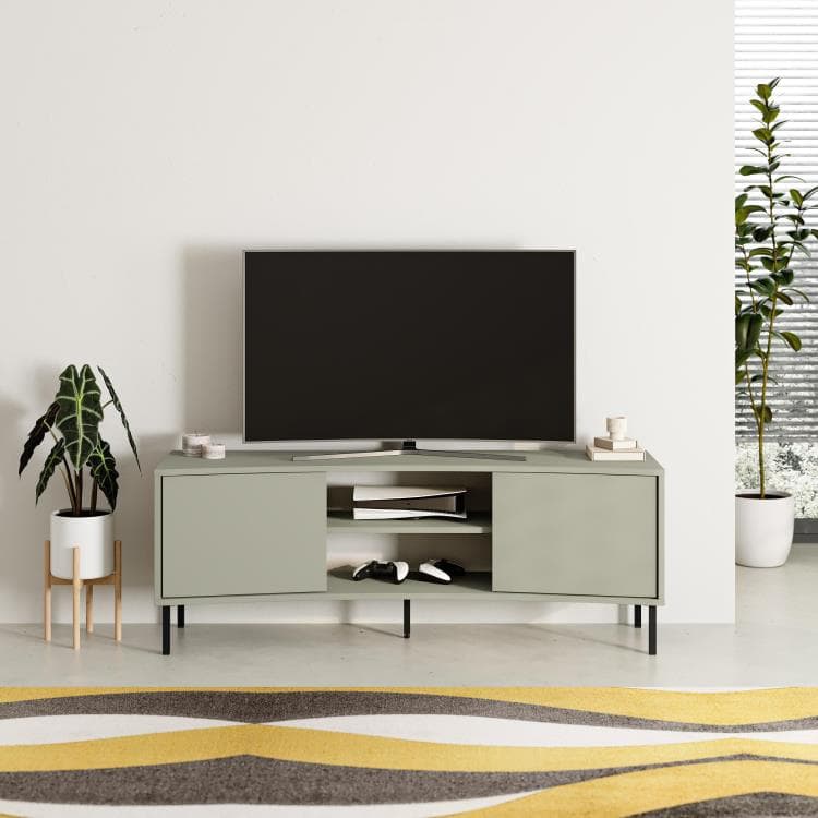 TV stolík Houseland Frem šedo-zelený 1