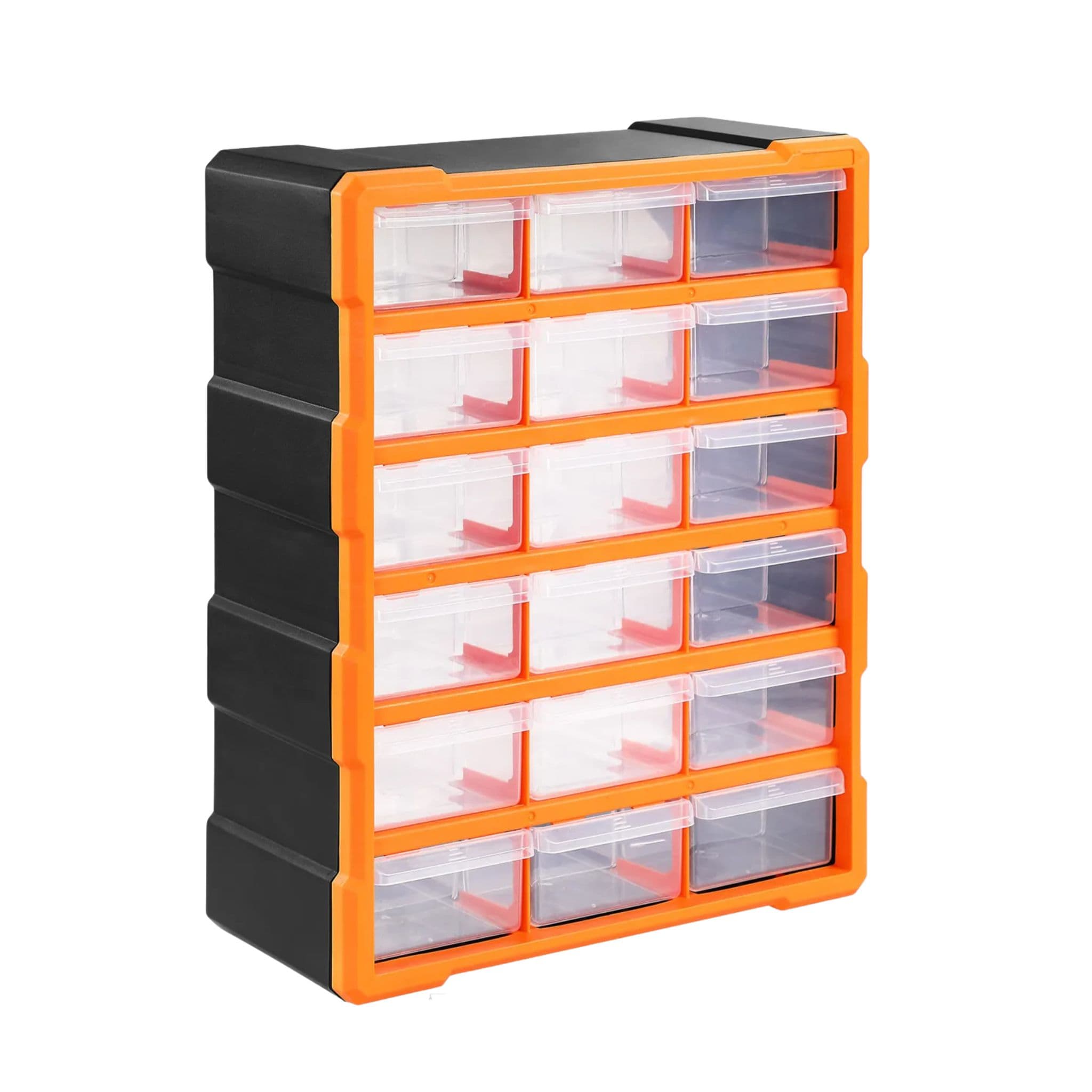 Organizér Damir s 18 priehradkami čierny/oranžový 1