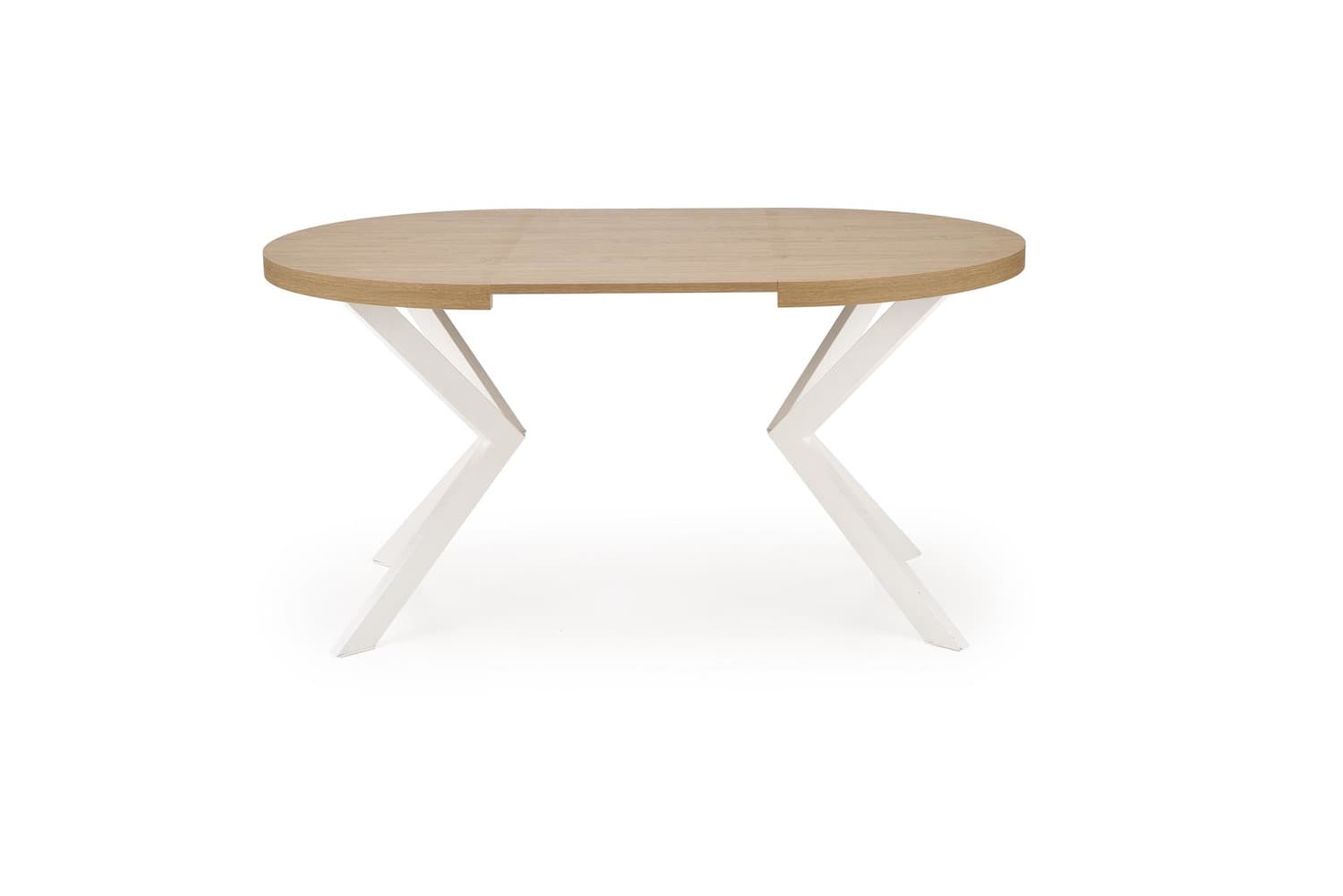 Jedálenský rozkladací stôl PERONI 100/250 cm dub craft zlatý/biely