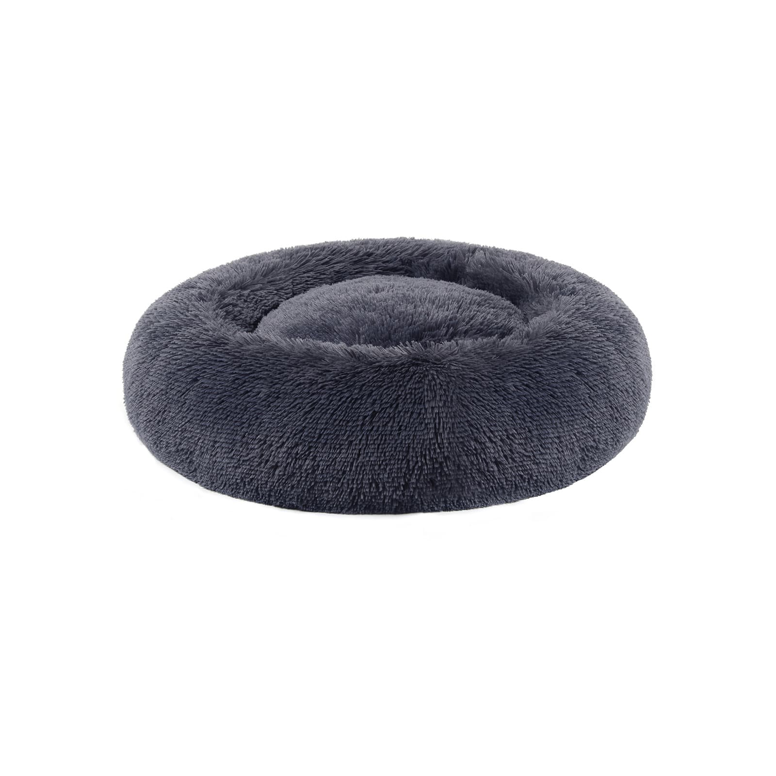 Plyšový pelech Boček M 60 cm tmavosivý 1