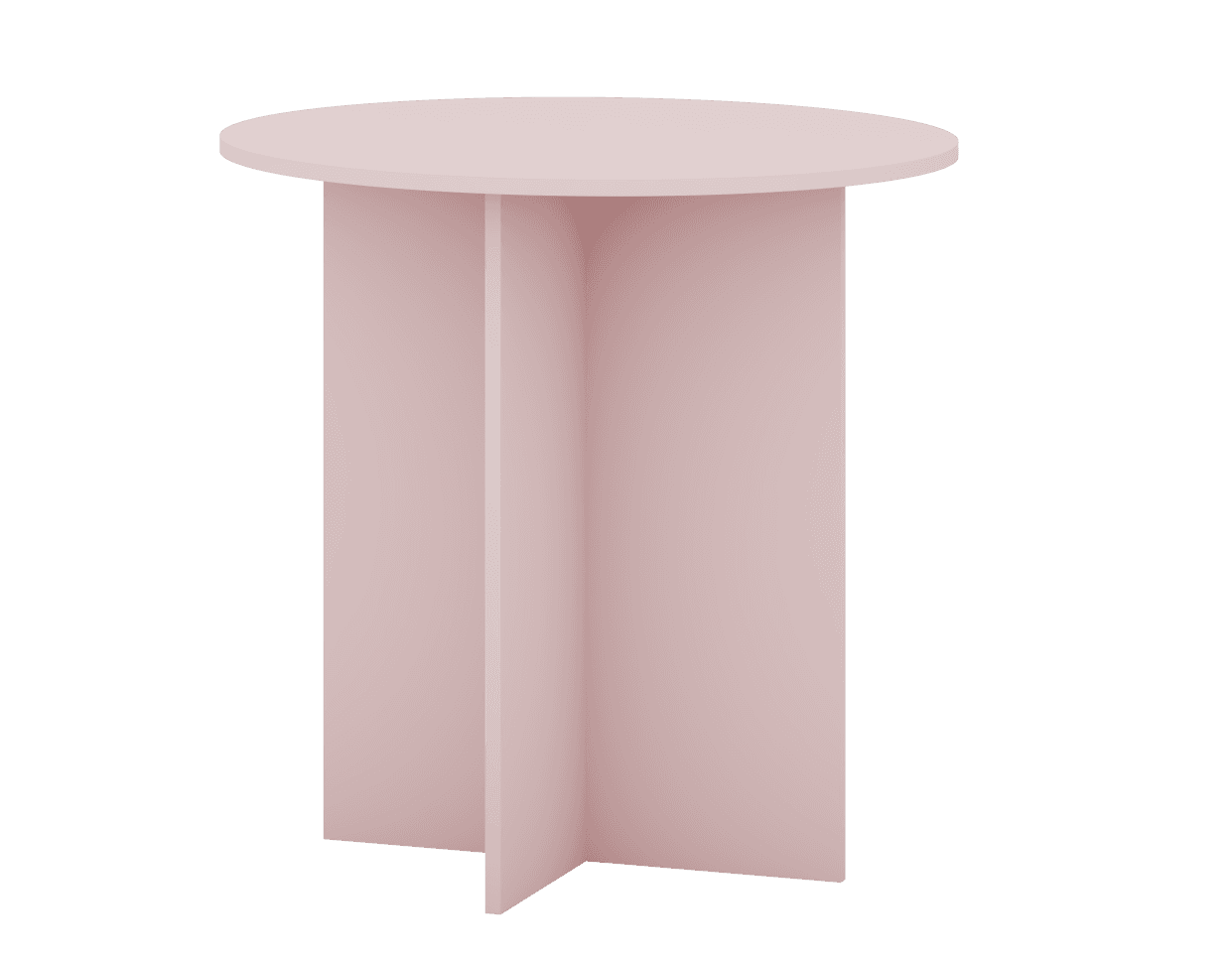 Odkladací stolík Phoebe 02 65 cm ružový 1