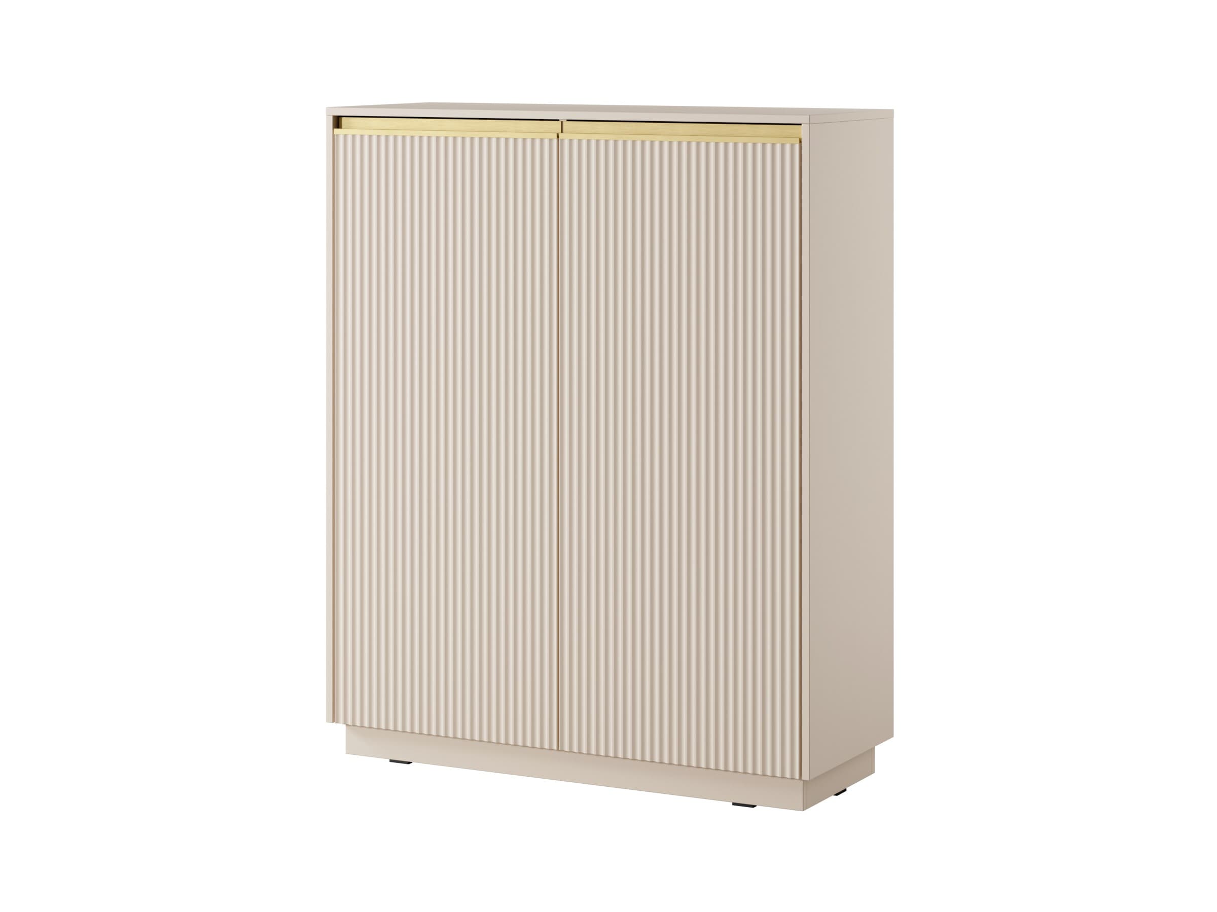 Komoda Royal II 104 cm KW béžová/zlatá 1