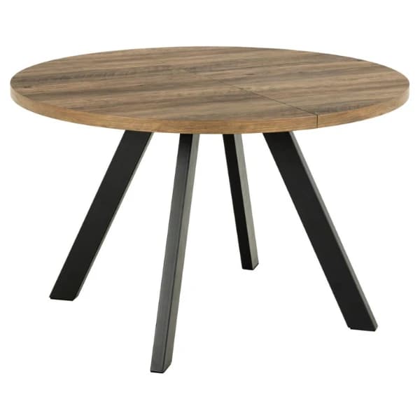 Jedálenský rozkladací stôl Zalida 120/210 cm dub jantárový/čierny 1