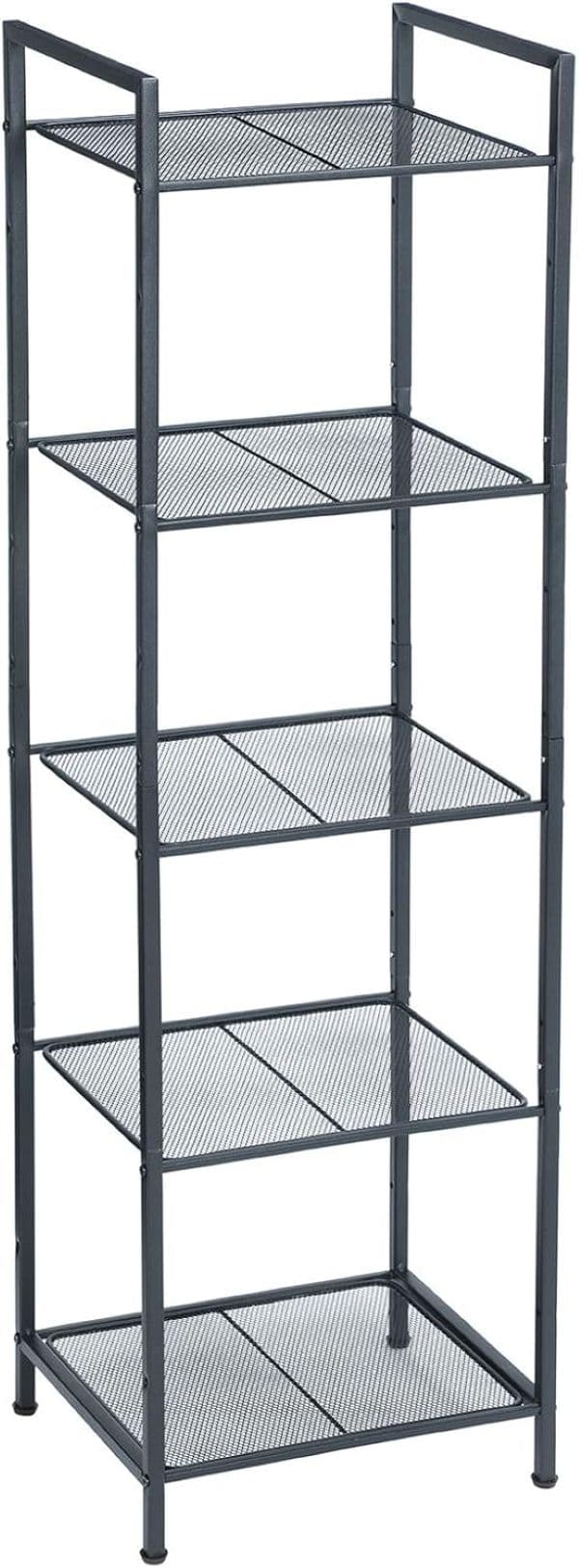 Regál Debra 128 cm čierny 1