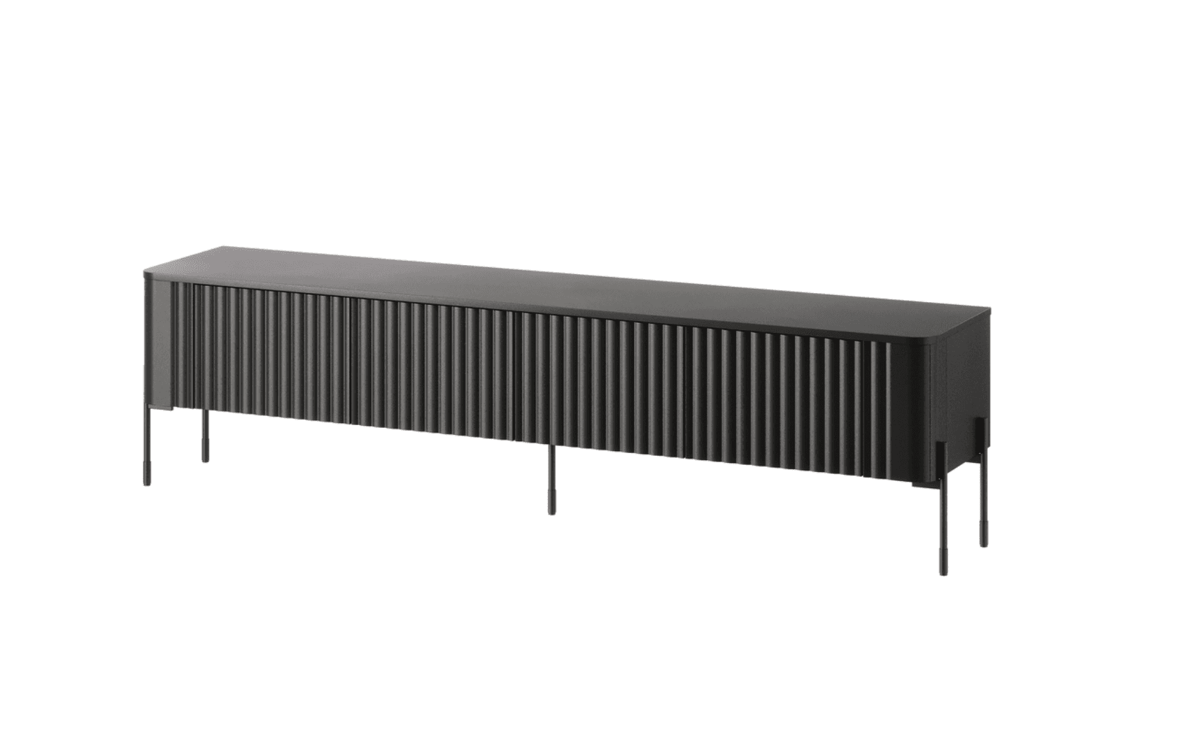 TV stolík Vera 190 cm čierny 1