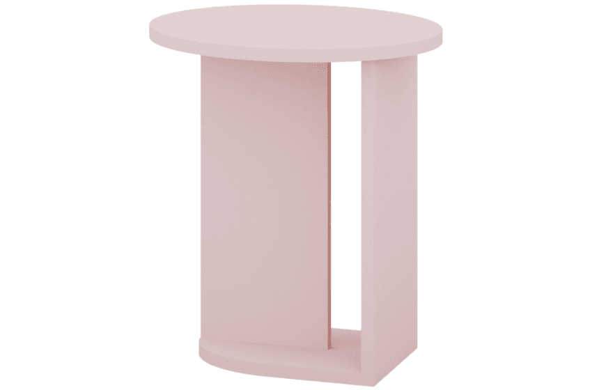 Odkladací stolík Phoebe 03 48 cm ružový