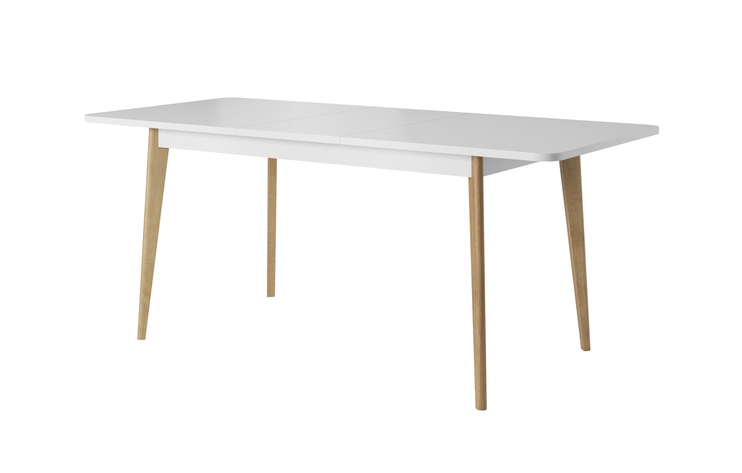 Rozkladací jedálenský stôl Primo 140/180 cm dub Riviéra/biely