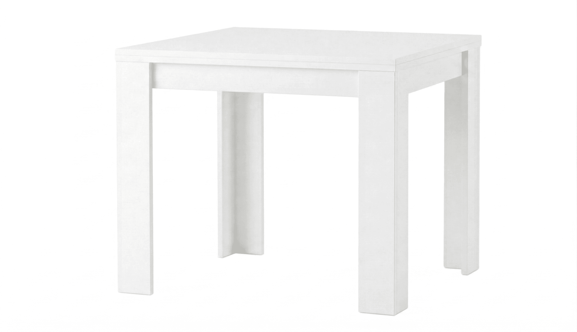 Jedálenský rozkladací stôl Milford II 85/170 cm biely