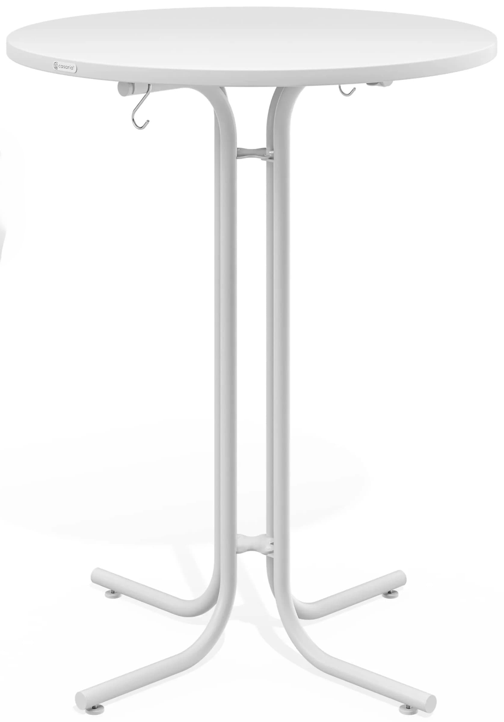 Cateringový skladací barový stôl Ofelie 70 cm biely 1