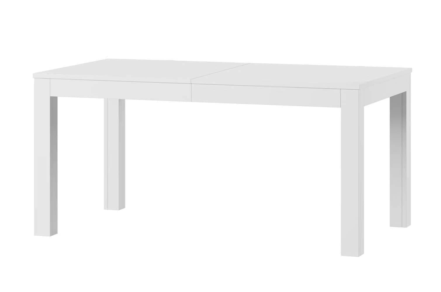 Jedálenský rozkladací stôl Wenus 160/300 cm biely matný 1