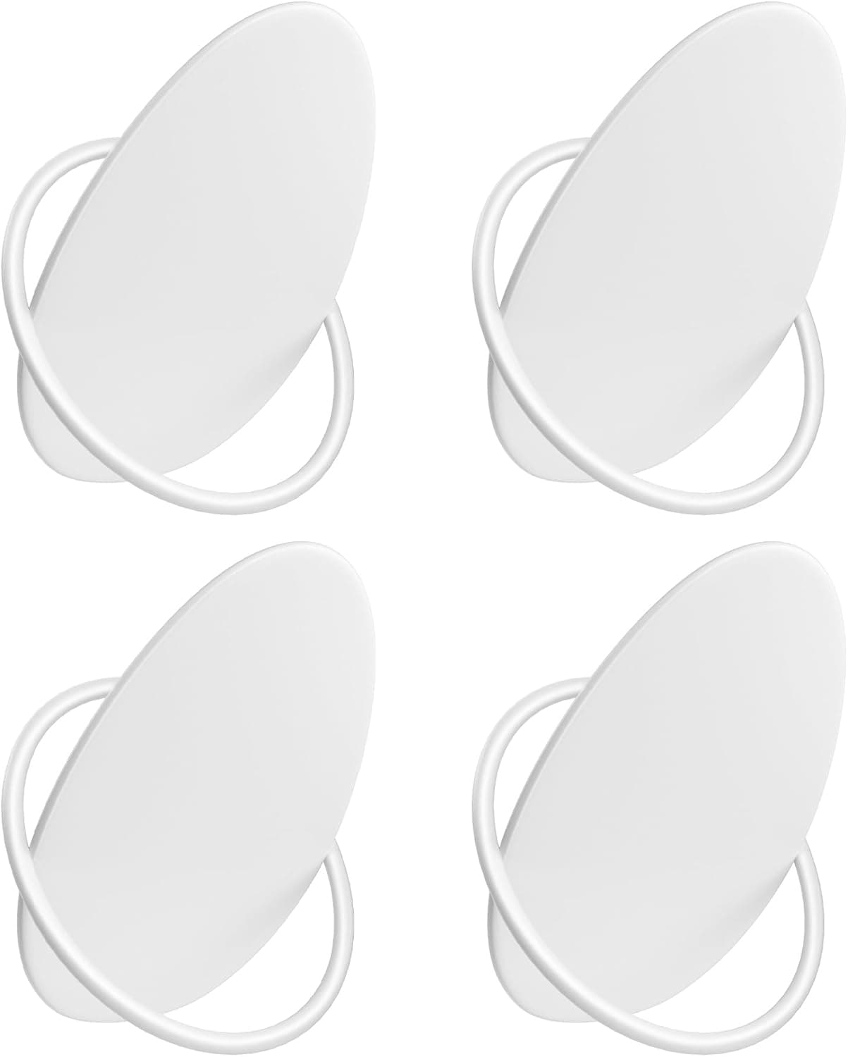 Súprava 4 ks háčikov na oblečenie Ripple biela 1